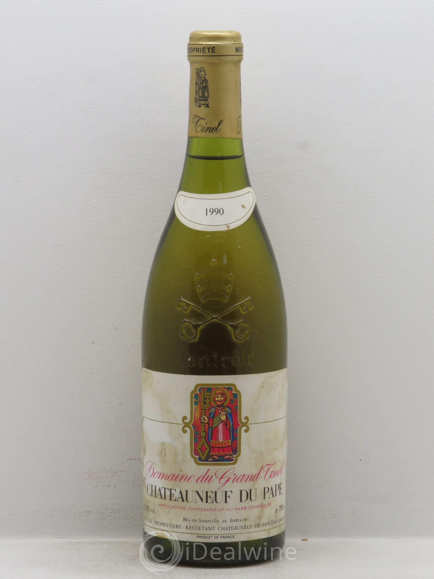 Châteauneuf-du-Pape Domaine du Grand Tinel 1990 - Lot de 1 bouteille - 0