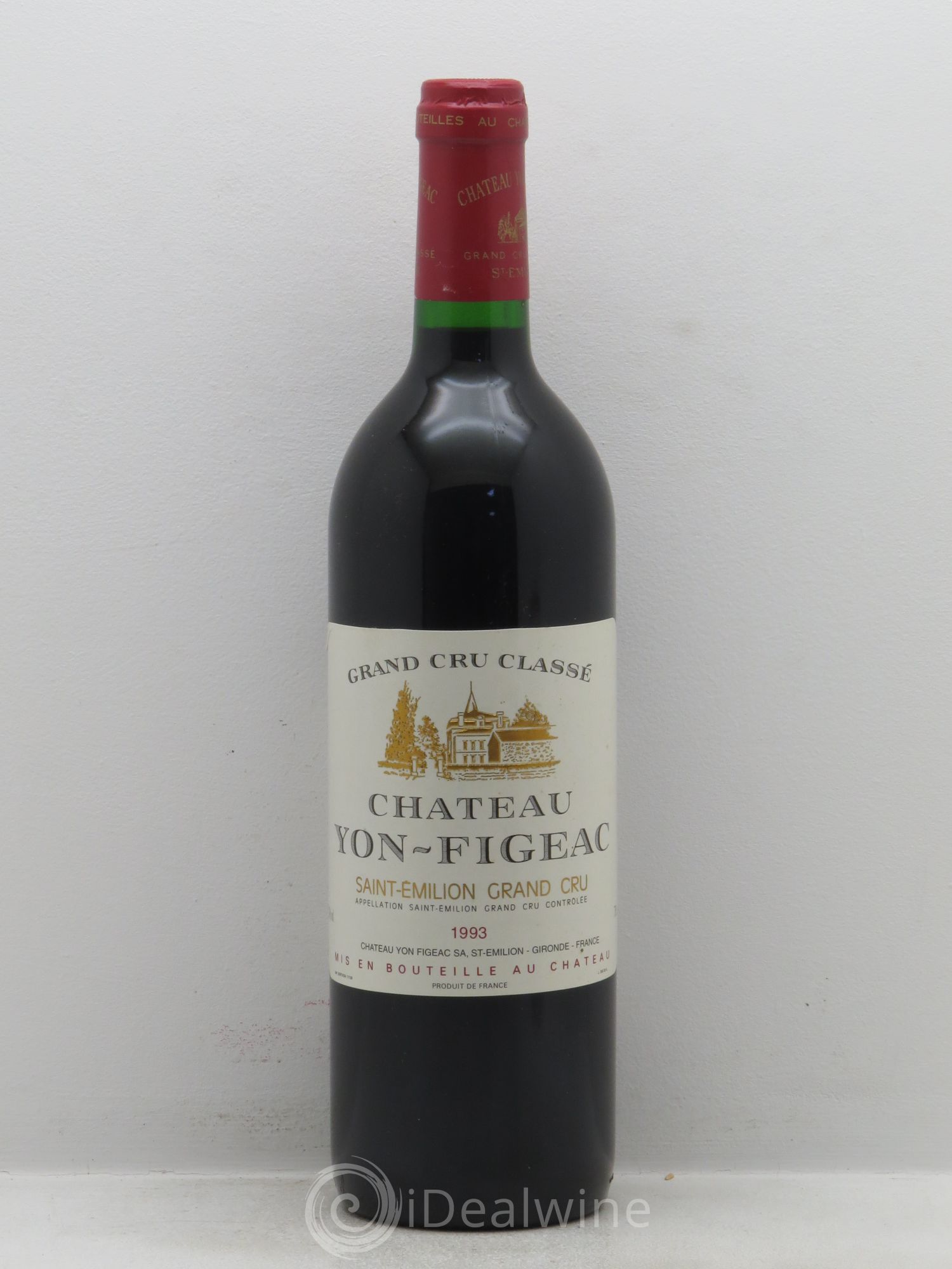 Château Yon Figeac Grand Cru Classé 1993 - Lot de 1 bouteille - 0