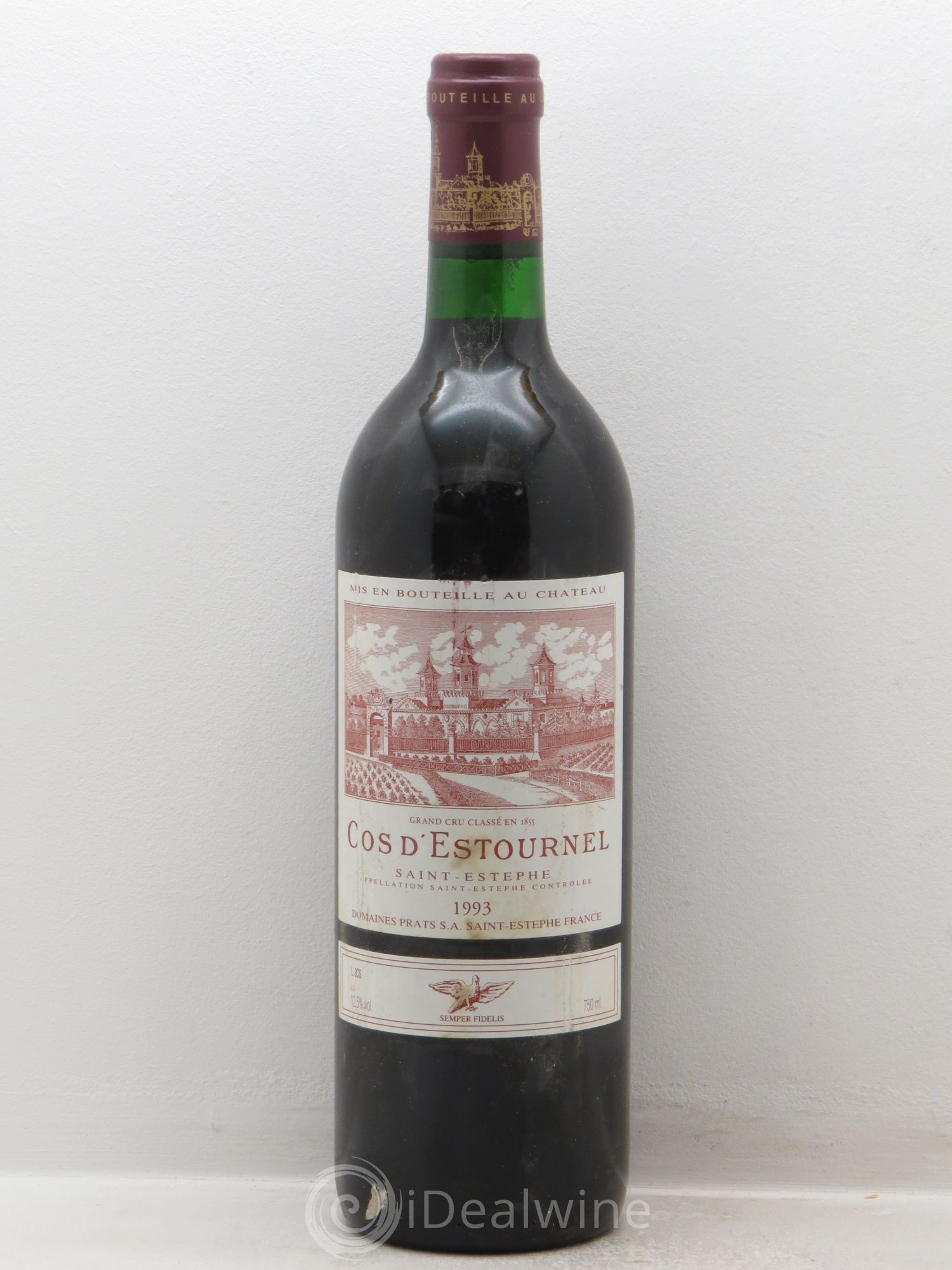 Cos d'Estournel 2ème Grand Cru Classé 1993 - Lot de 1 bouteille - 0