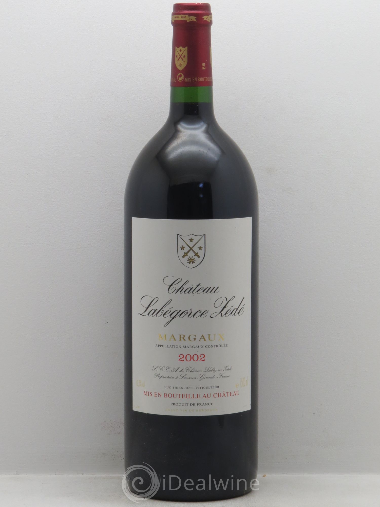 Château Labegorce Zédé Cru Bourgeois 2002 - Lot de 1 magnum - 0