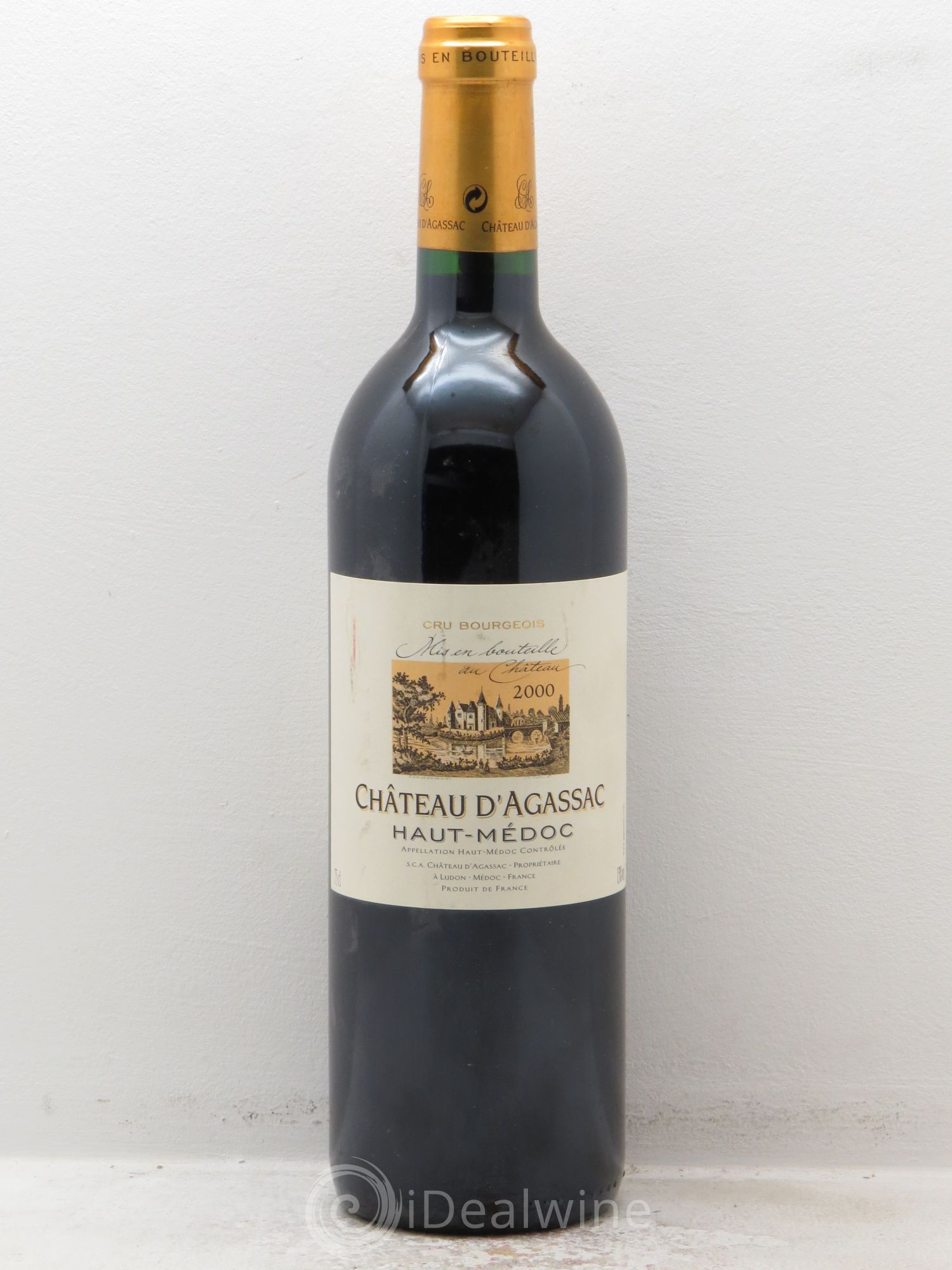 Château d' Agassac Cru Bourgeois 2000 - Lot de 1 bouteille - 0