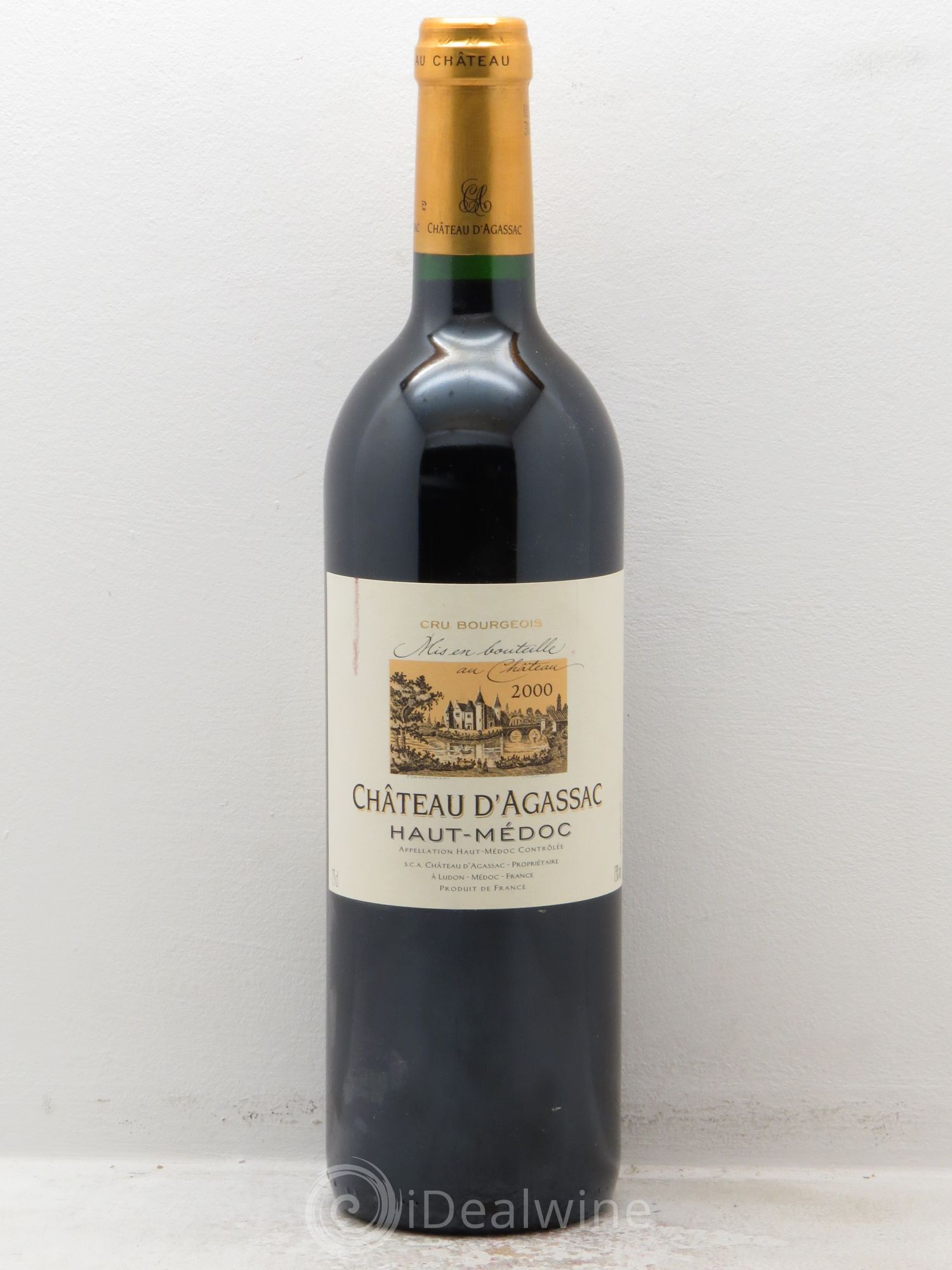 Château d' Agassac Cru Bourgeois 2000 - Lot de 1 bouteille - 0