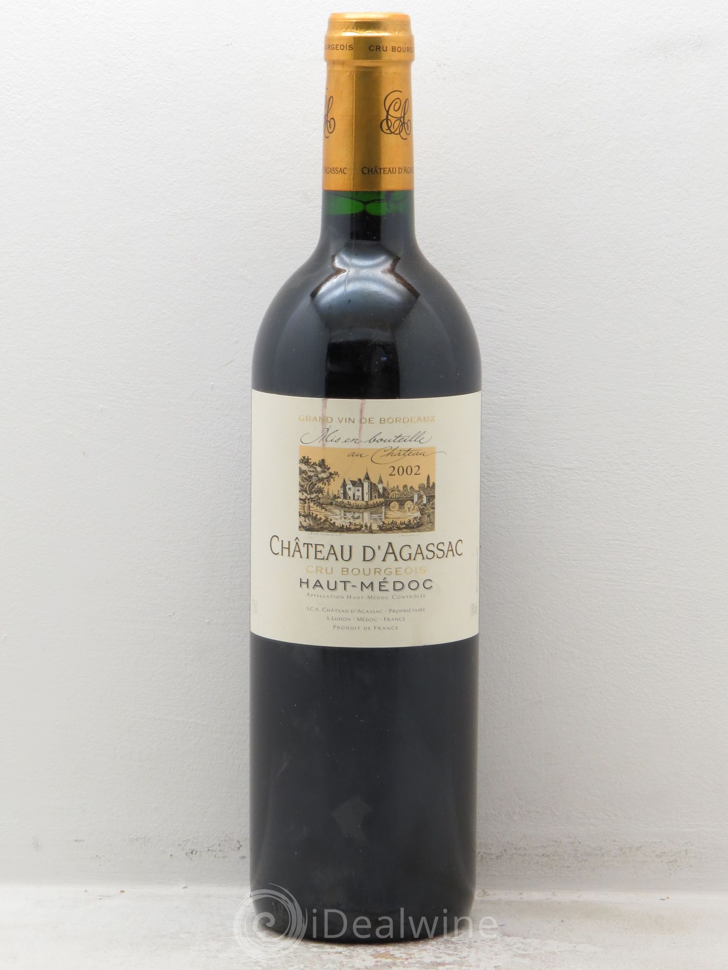 Château d' Agassac Cru Bourgeois 2002 - Lot de 1 bouteille - 0