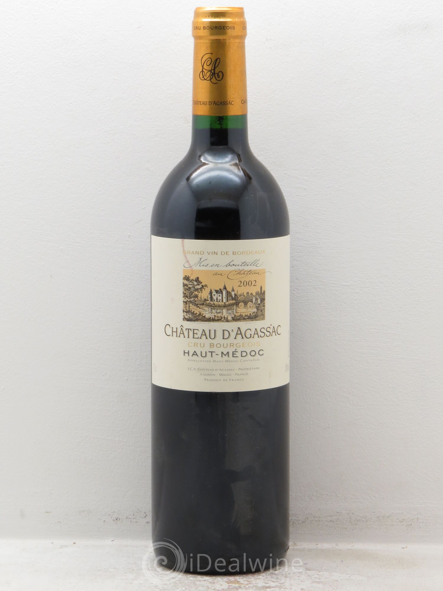 Château d' Agassac Cru Bourgeois 2002 - Lot de 1 bouteille - 0