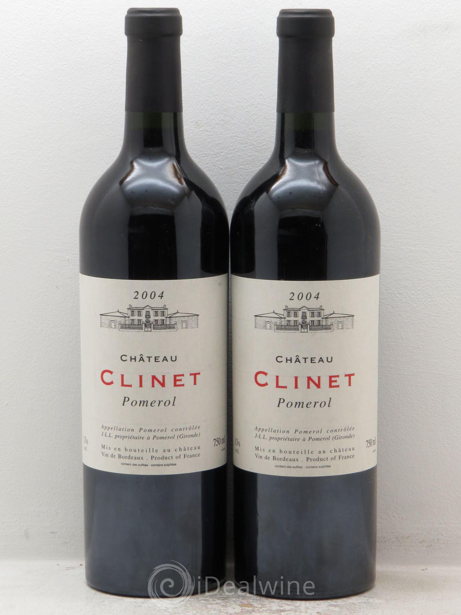 Château Clinet 2004 - Lot de 2 bouteilles - 0