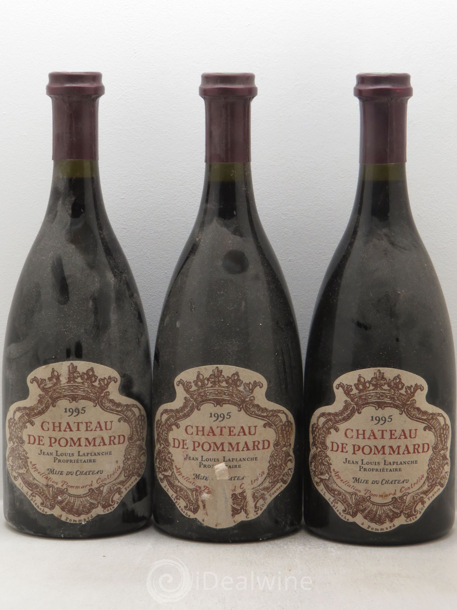 Pommard Château de Pommard 1995 - Lot de 3 bouteilles - 0