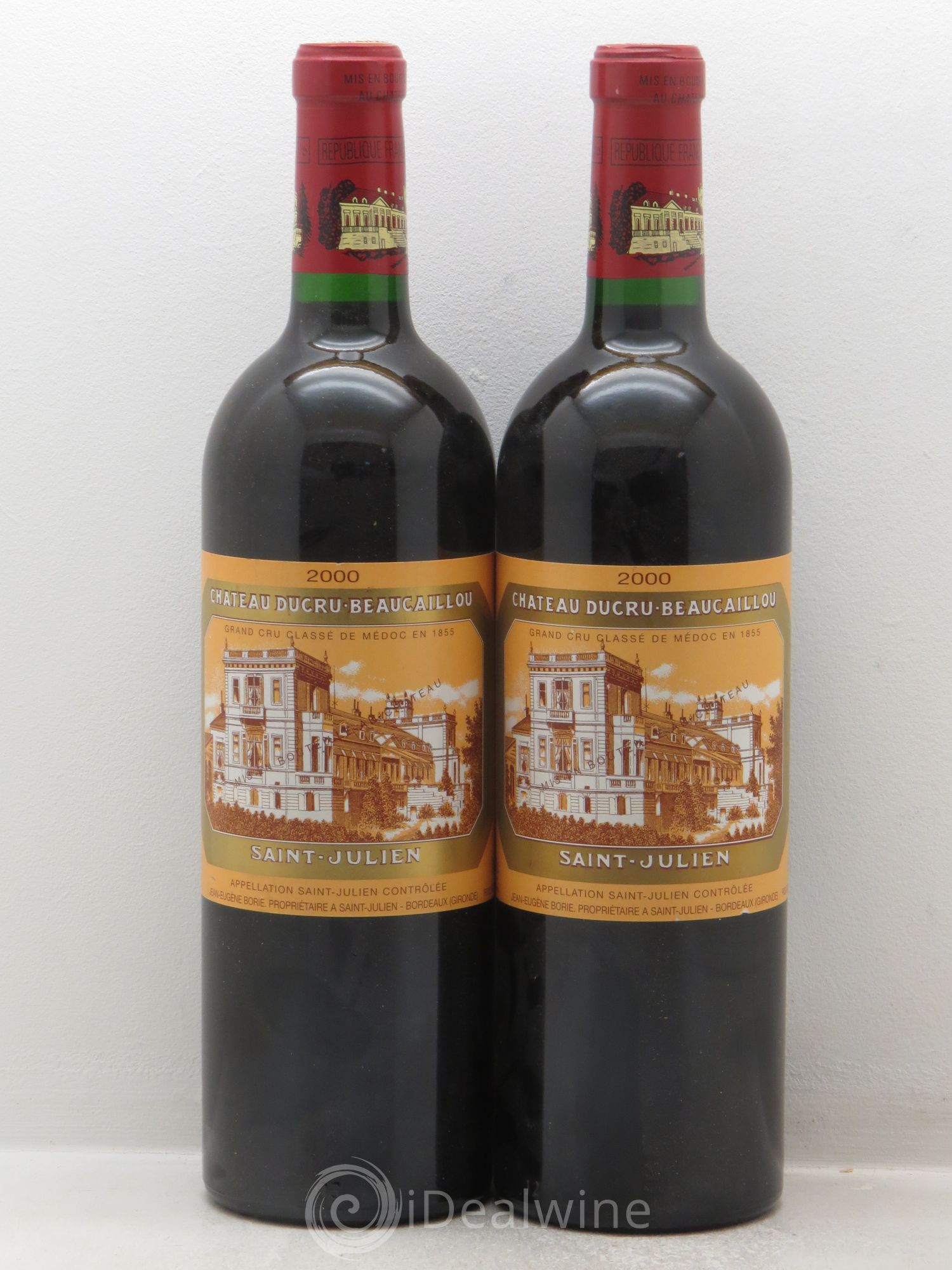 Château Ducru Beaucaillou 2ème Grand Cru Classé 2000 - Lot de 2 bouteilles - 0