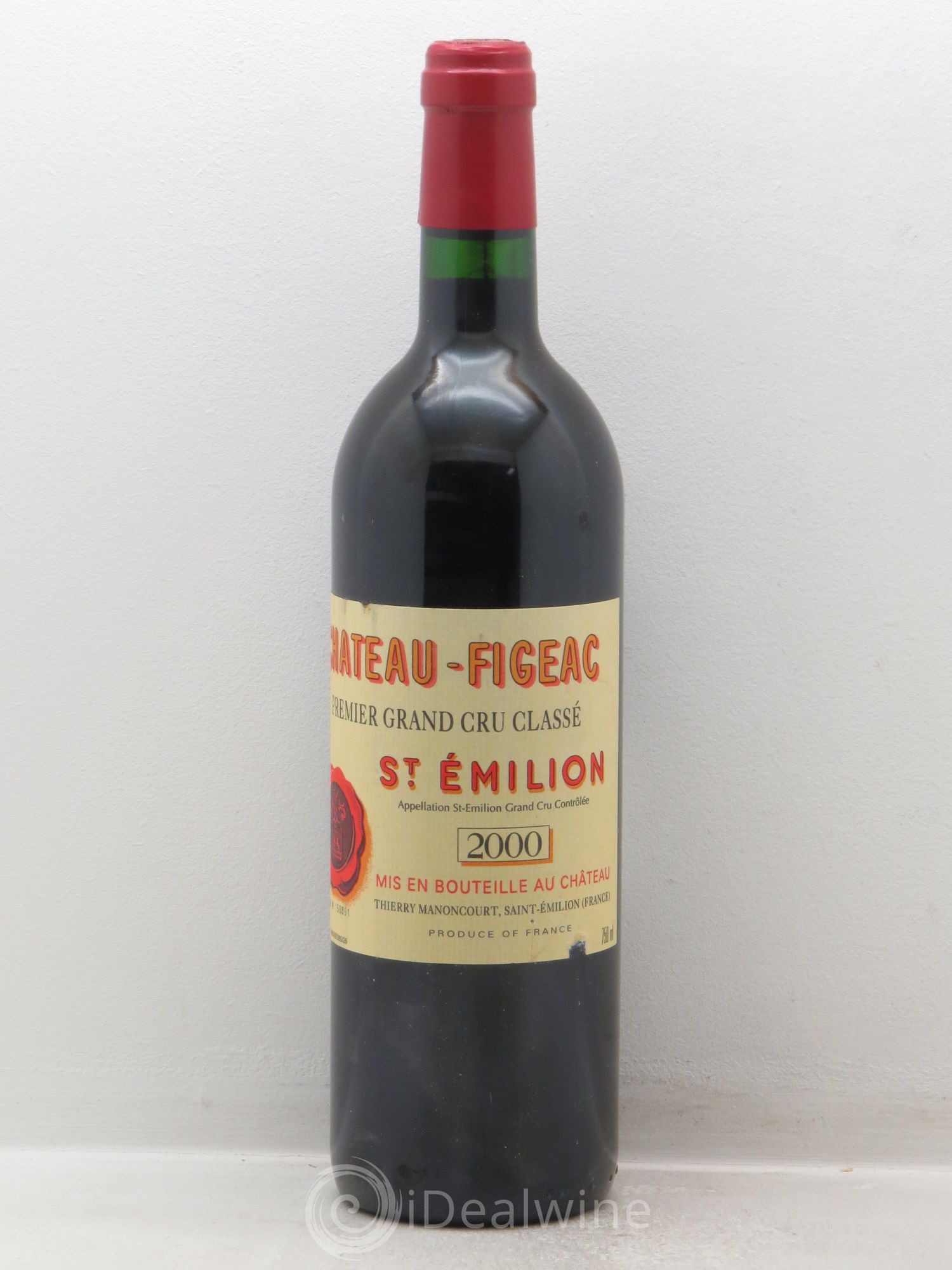 Château Figeac 1er Grand Cru Classé A 2000 - Lot de 6 bouteilles - 0