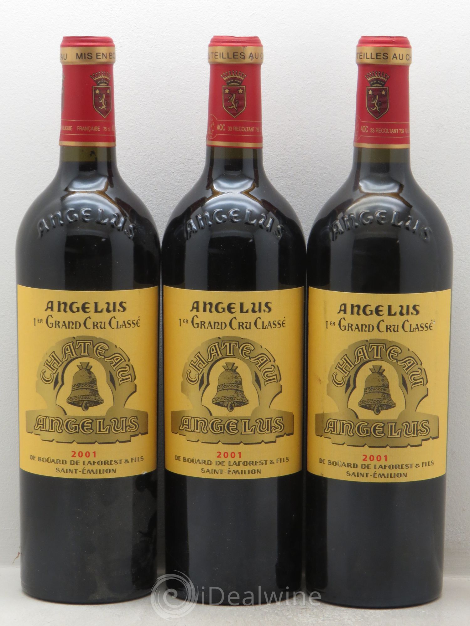 Château Angélus 1er Grand Cru Classé A 2001 - Lot de 6 bouteilles - 2