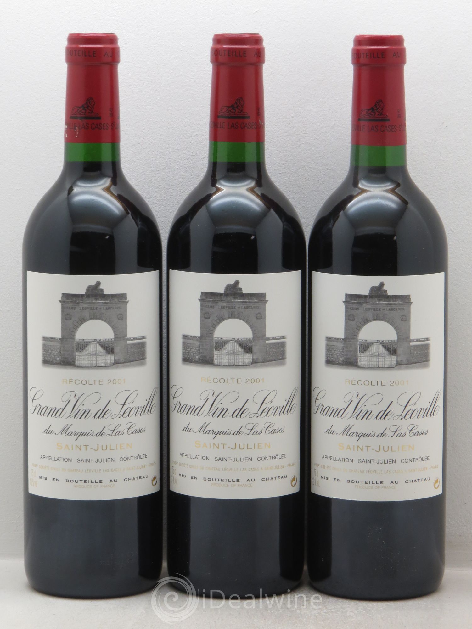 Château Léoville Las Cases 2ème Grand Cru Classé 2001 - Lot de 12 bouteilles - 4