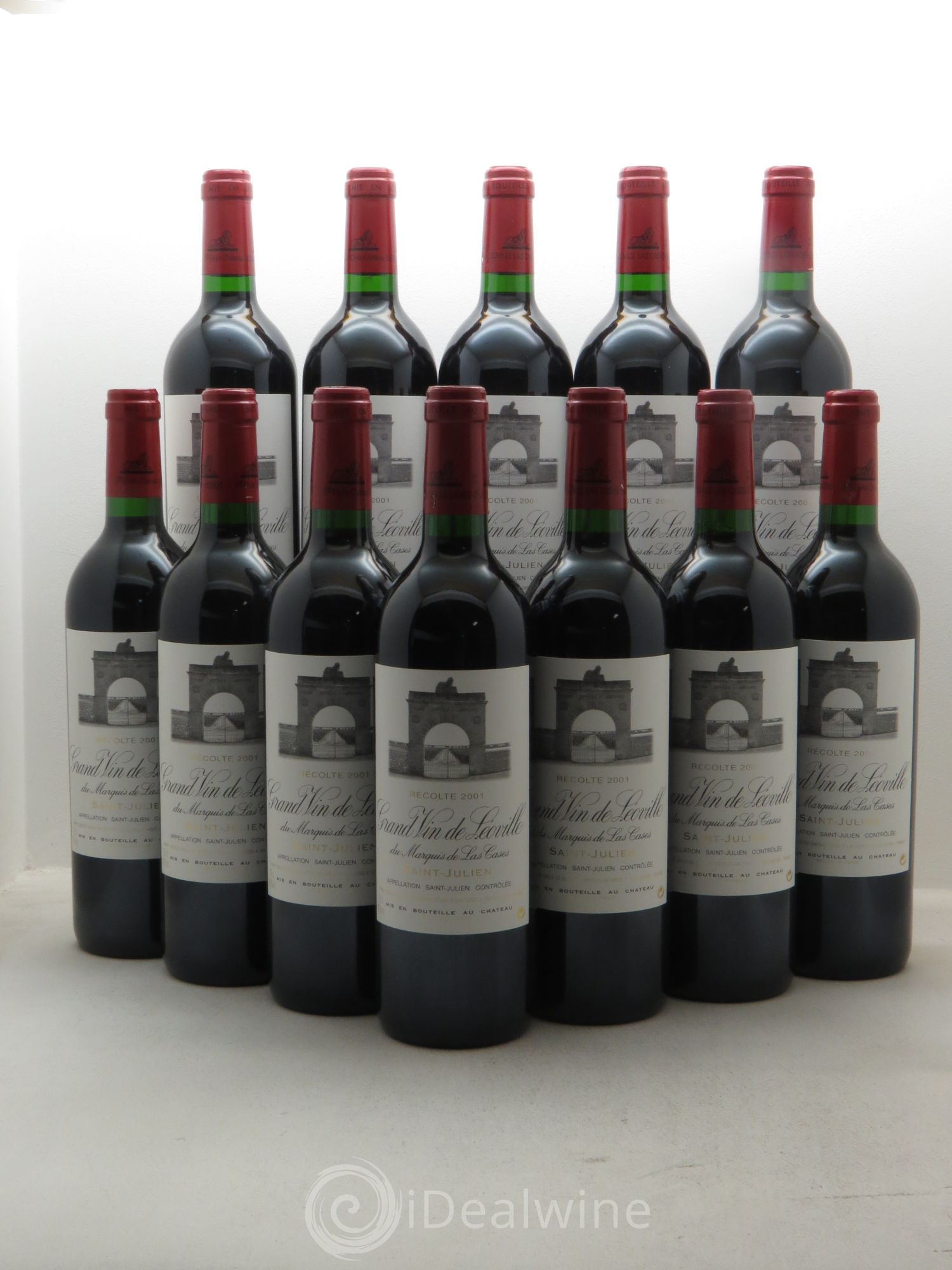 Château Léoville Las Cases 2ème Grand Cru Classé 2001 - Lot de 12 bouteilles - 0