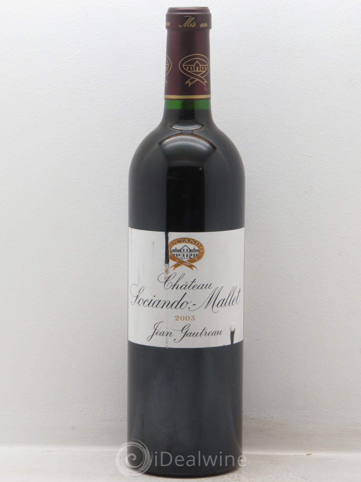 Château Sociando Mallet 2003 - Lot de 12 bouteilles - 0