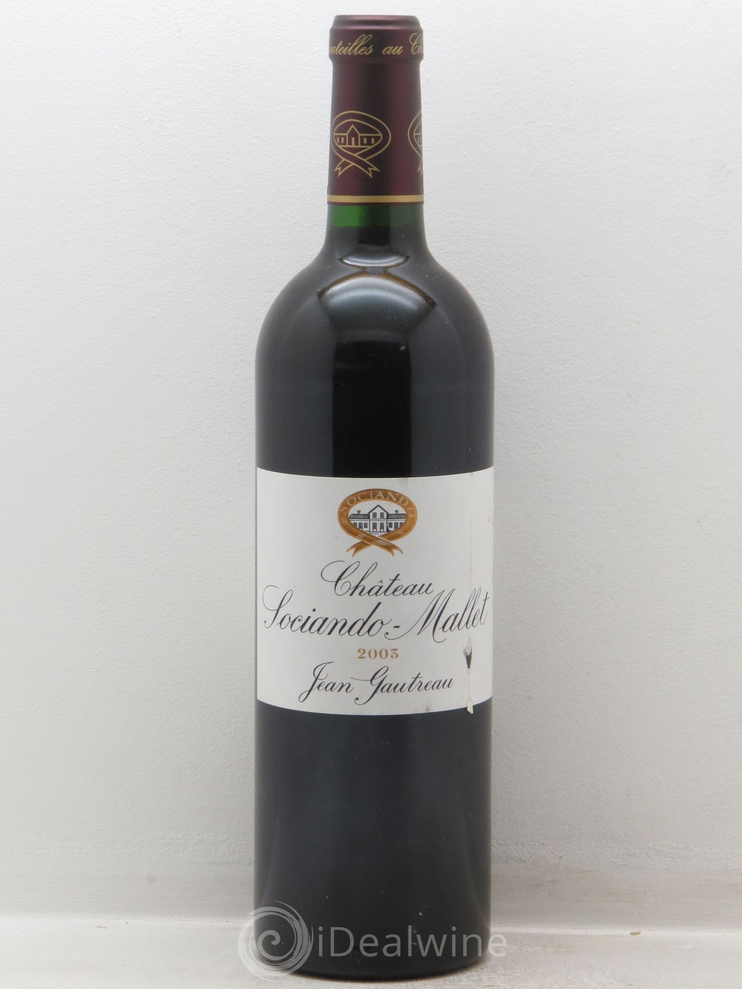 Château Sociando Mallet 2003 - Lot de 6 bouteilles - 0
