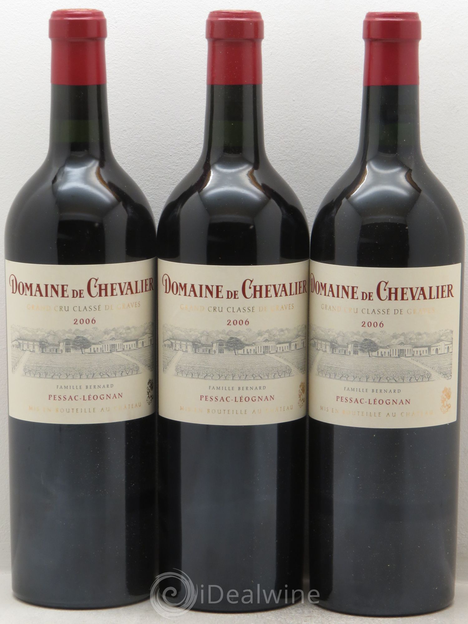 Domaine de Chevalier Cru Classé de Graves 2006 - Lot de 3 bouteilles - 0