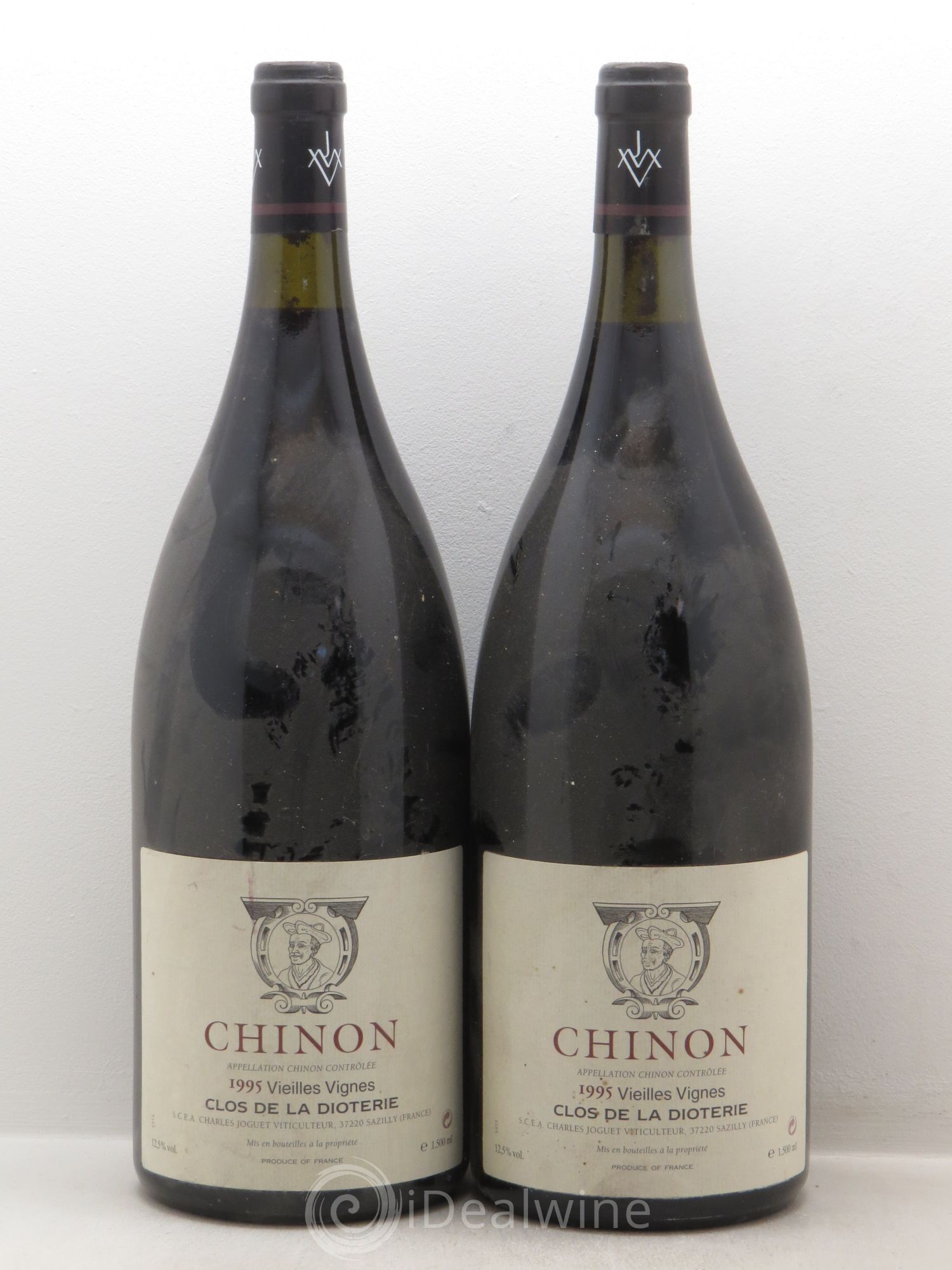 Chinon Clos de La Dioterie Charles Joguet 1995 - Lot de 2 magnums - 0