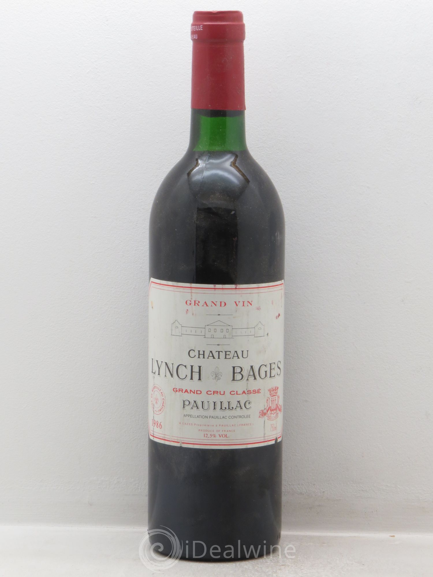Château Lynch Bages 5ème Grand Cru Classé 1986 - Lot de 1 bouteille - 0