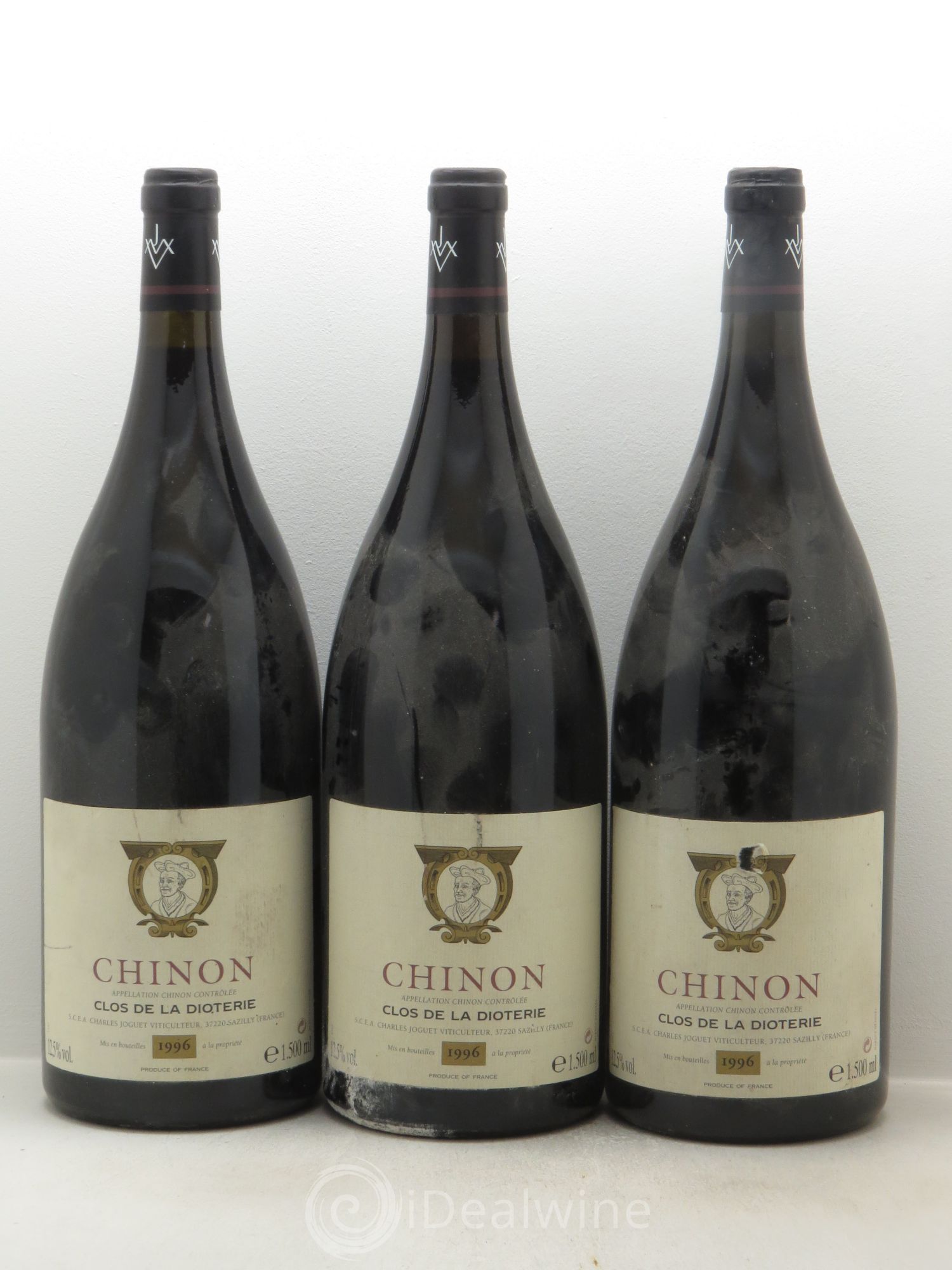 Chinon Clos de La Dioterie Charles Joguet 1996 - Lot de 3 magnums - 0