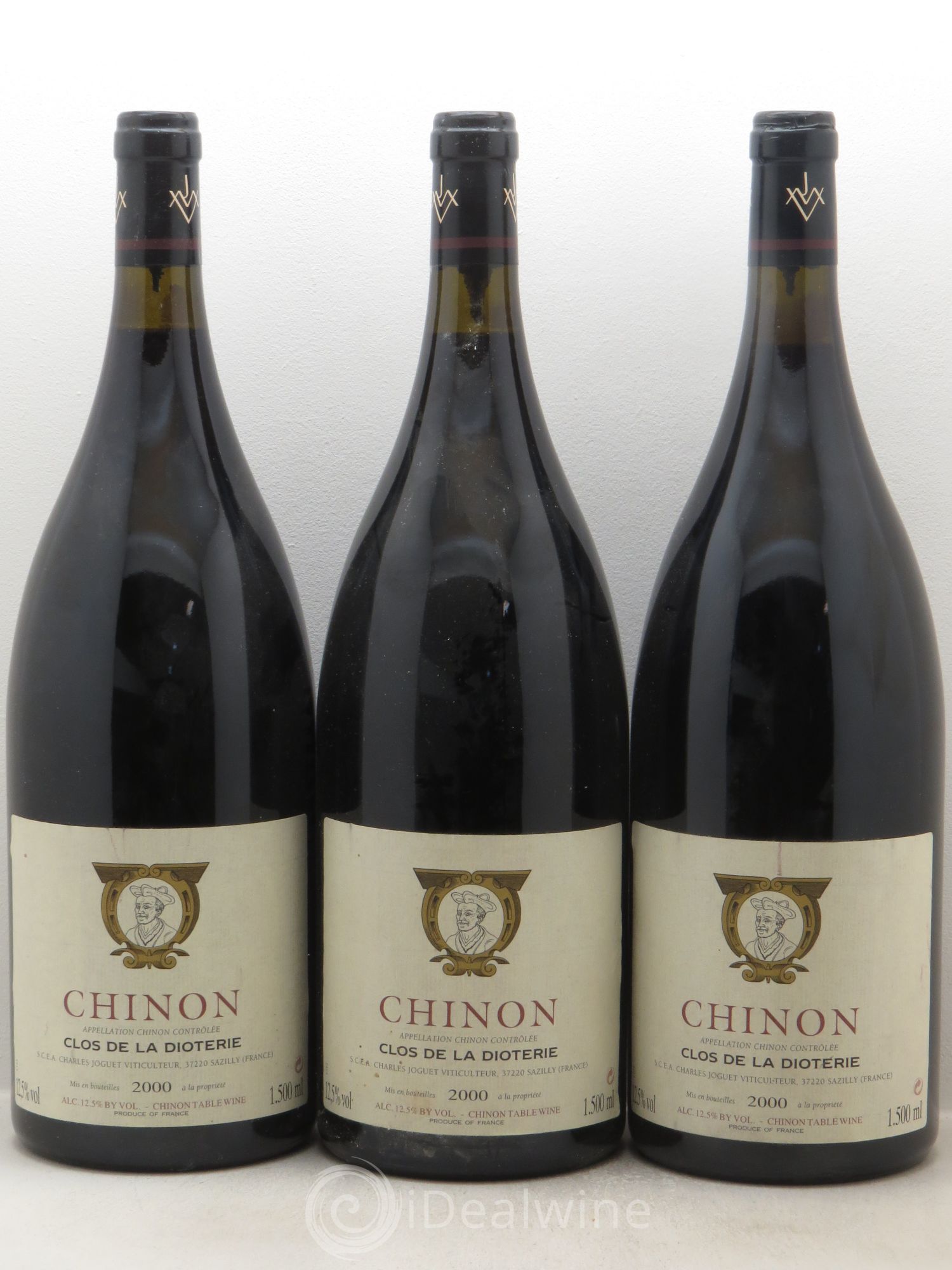 Chinon Clos de La Dioterie Charles Joguet 2000 - Lot de 3 magnums - 0