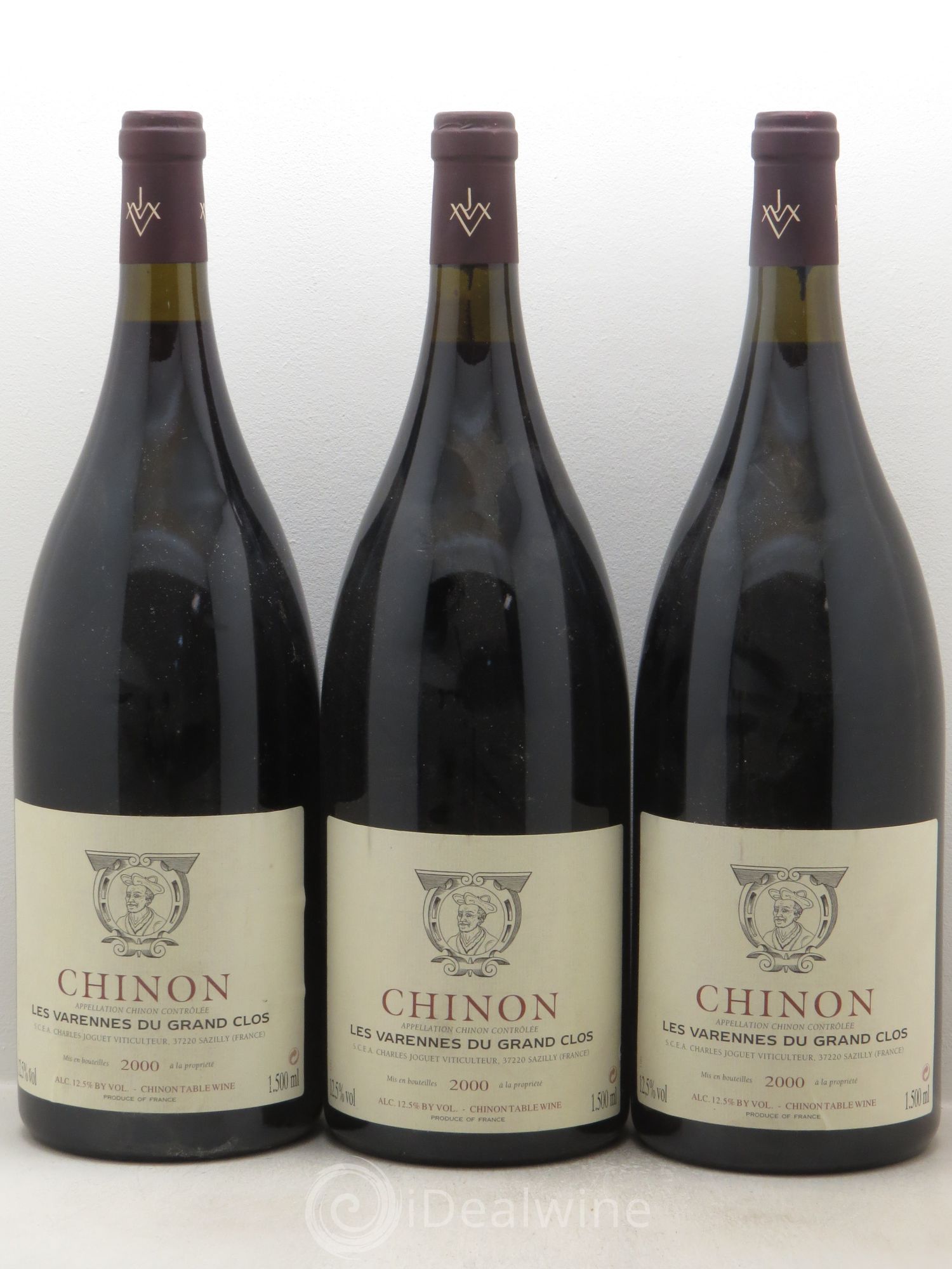Chinon Les Varennes du Grand Clos Charles Joguet 2000 - Lot de 3 magnums - 0