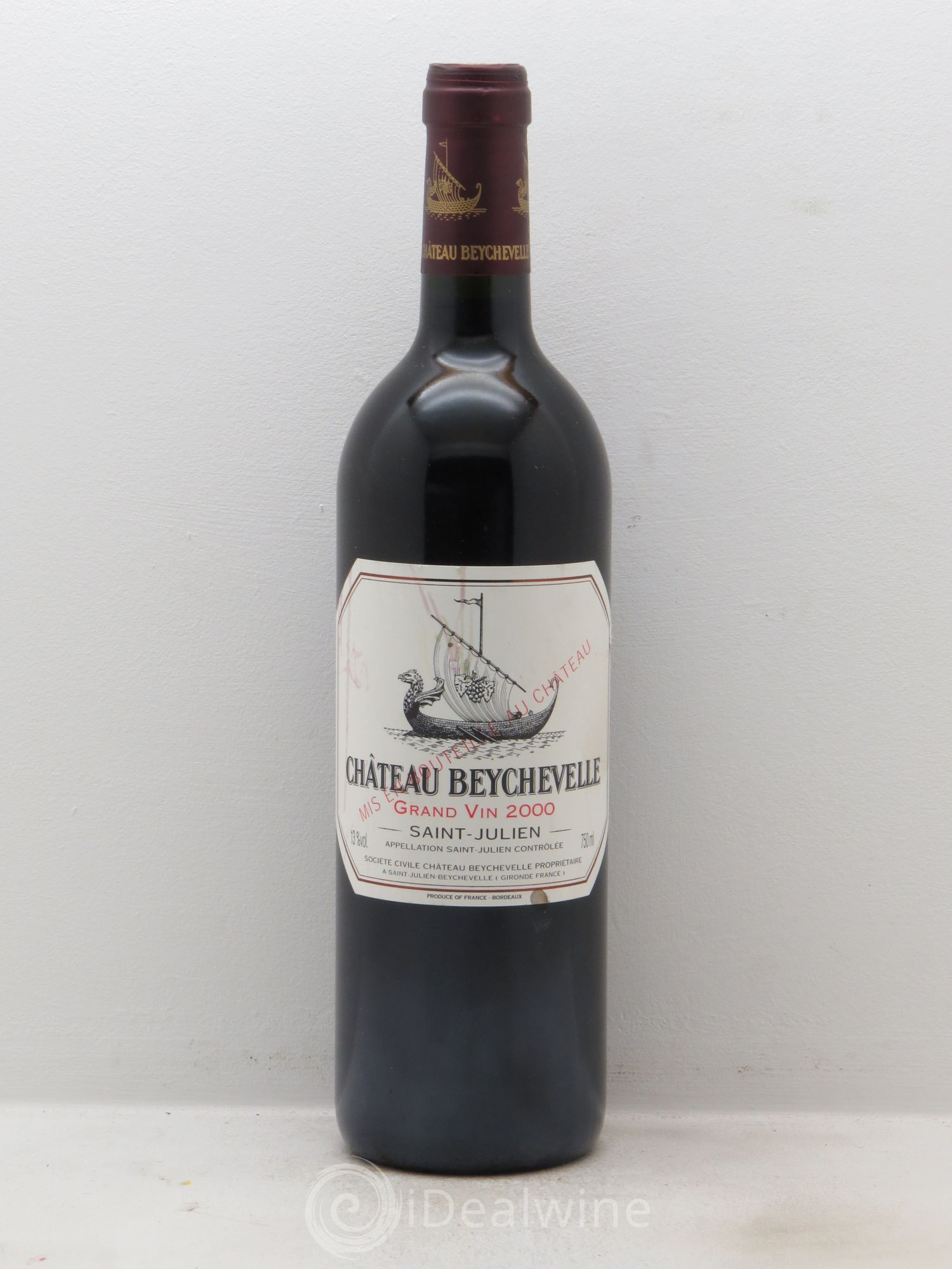 Château Beychevelle 4ème Grand Cru Classé 2000 - Lot de 1 bouteille - 0