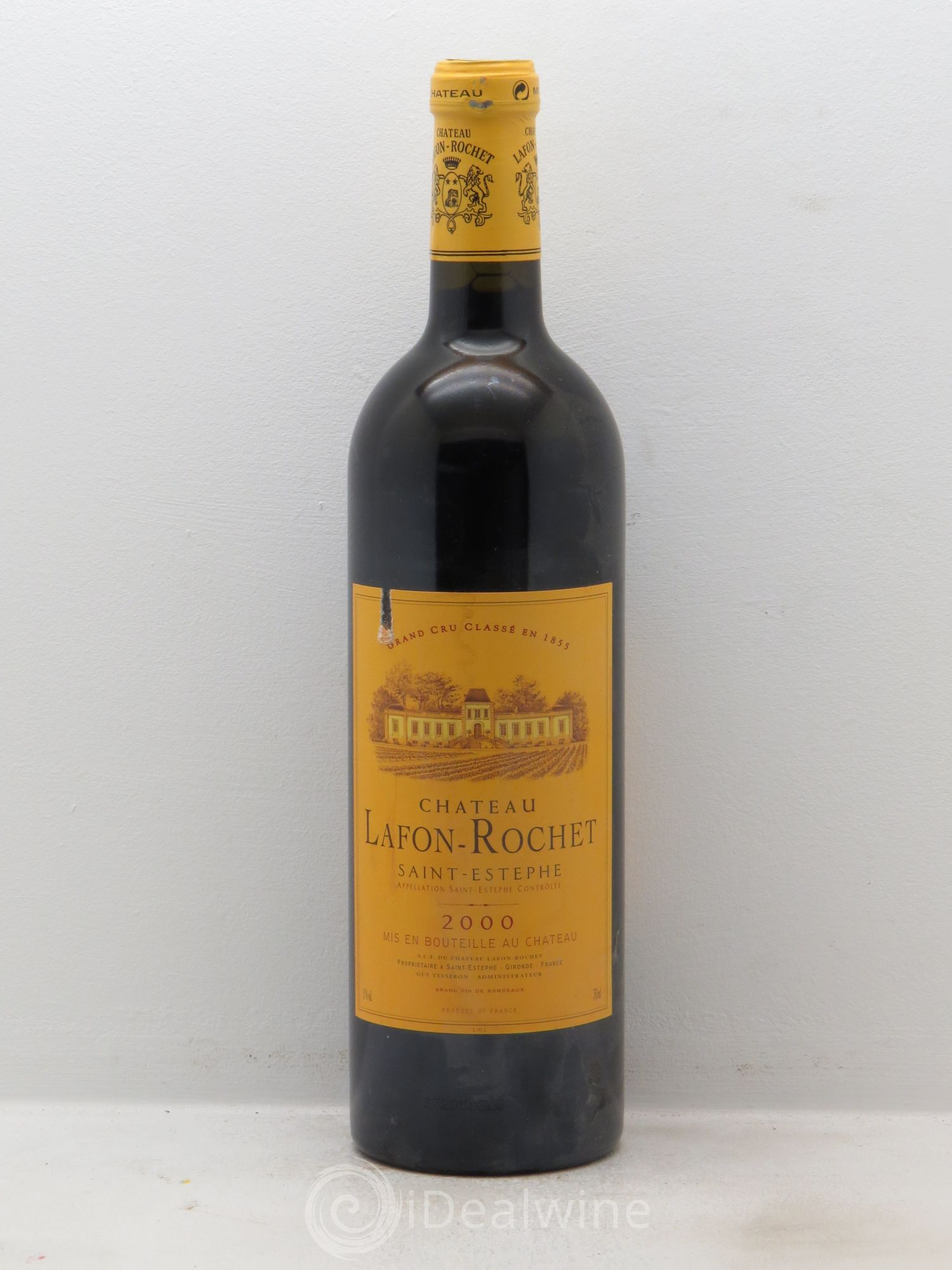 Château Lafon Rochet 4ème Grand Cru Classé 2000 - Lot de 6 bouteilles - 0