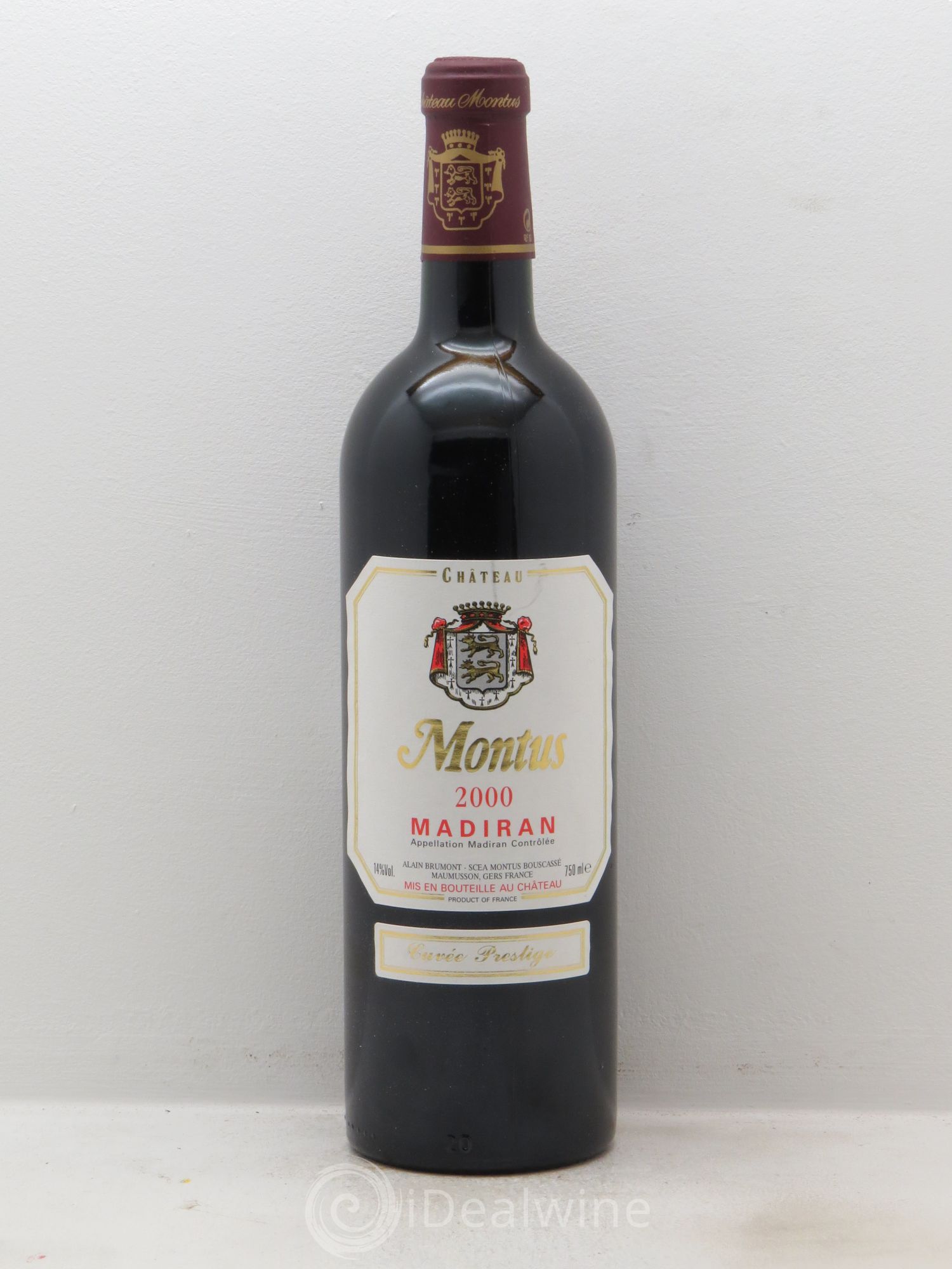 Madiran Château Montus-Prestige Alain Brumont 2000 - Lot de 6 bouteilles - 0