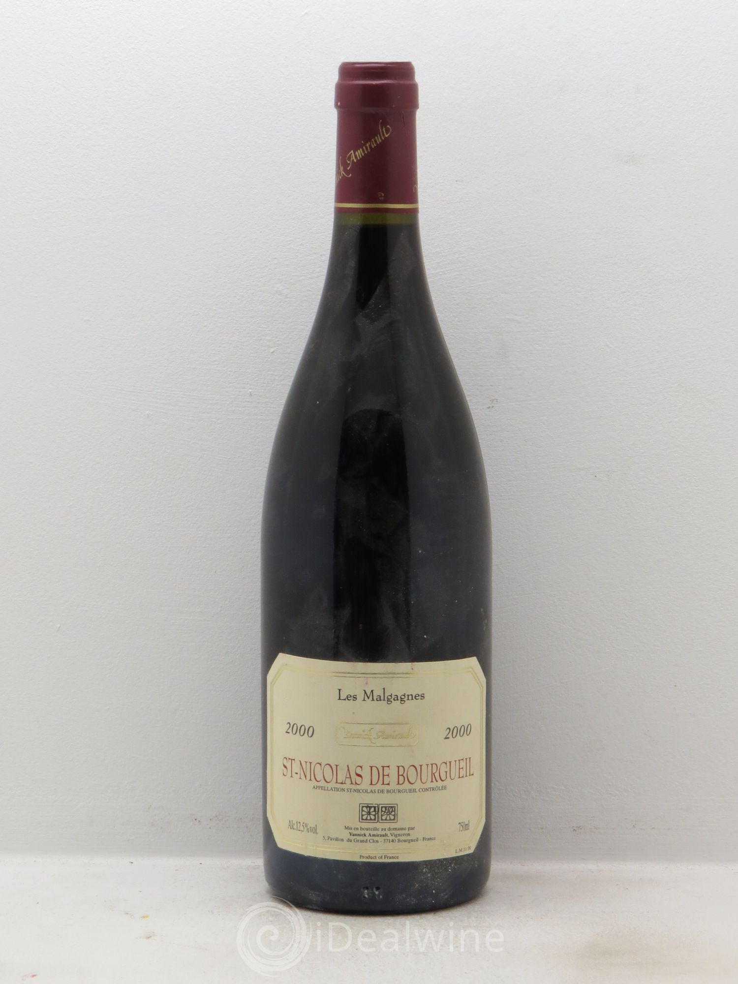 Saint-Nicolas de Bourgueil Les Malgagnes Yannick Amirault (Domaine) 2000 - Lot de 1 bouteille - 0