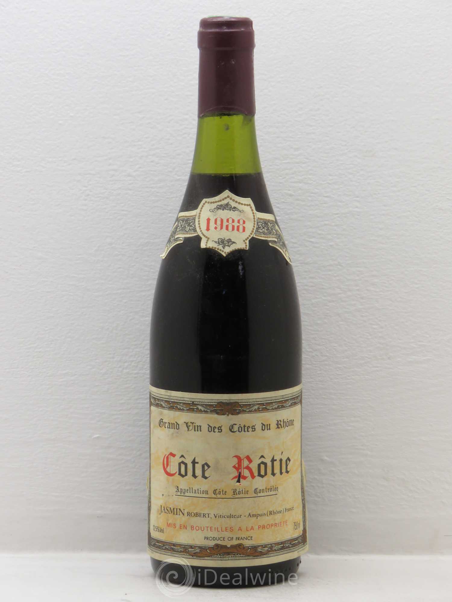 Côte-Rôtie Jasmin (Domaine) 1988 - Lot de 1 bouteille - 0