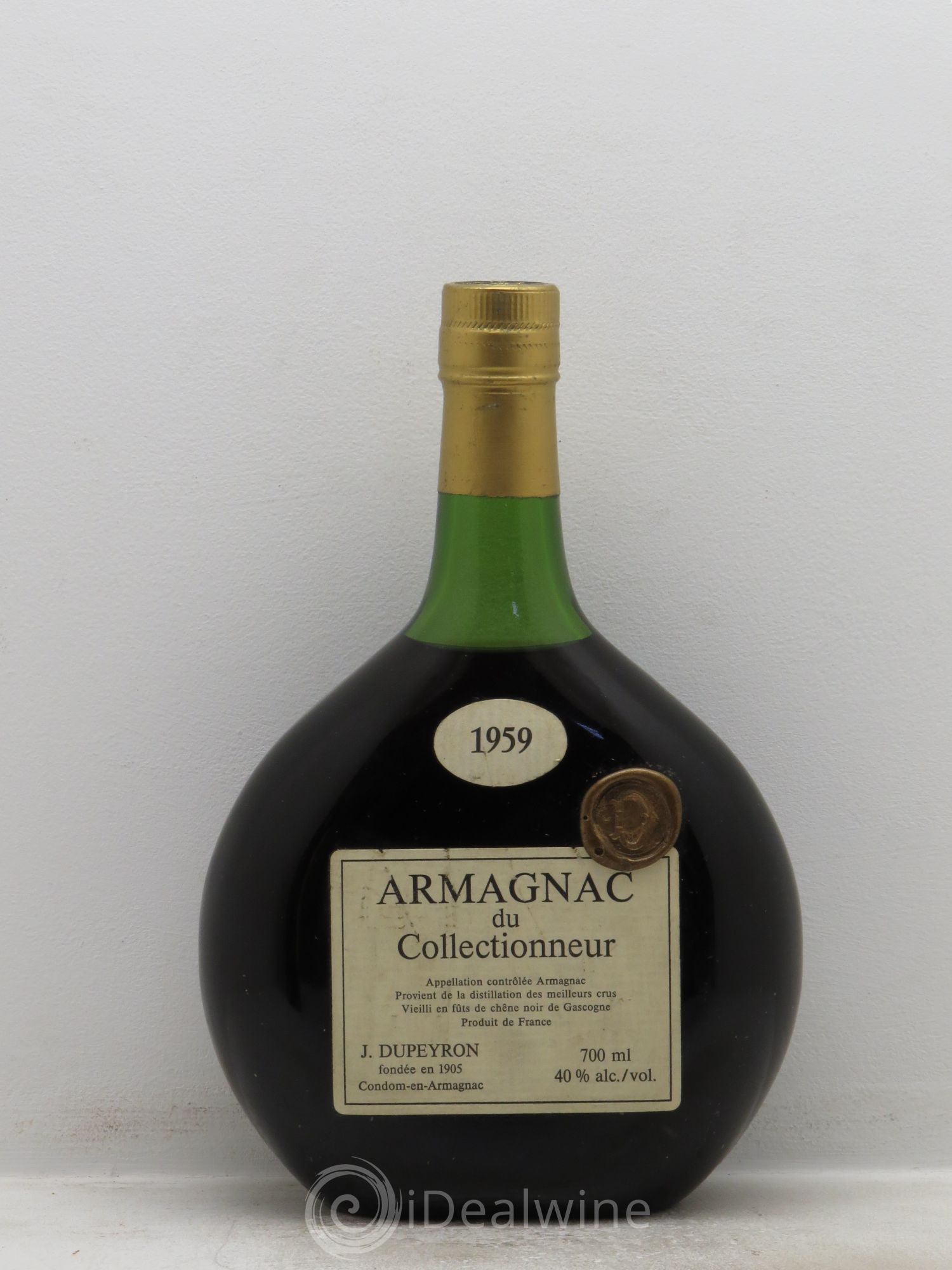 Armagnac du Collectionneur 40° (70cl) 1959 - Posten von 1 Flasche - 0