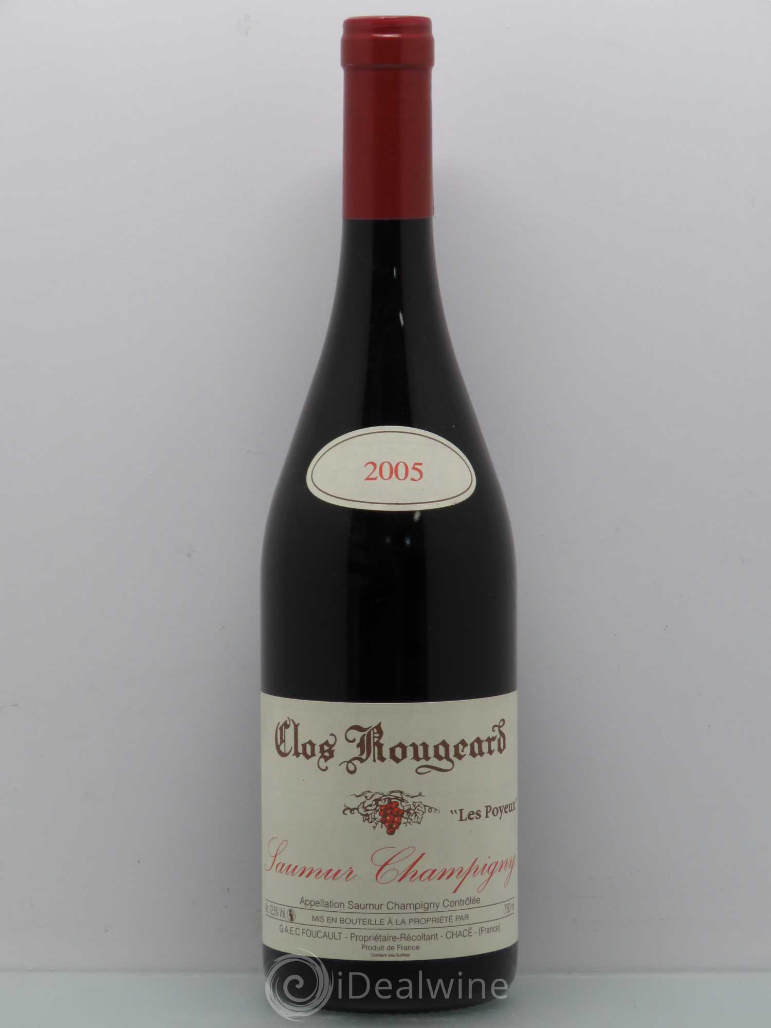 Saumur-Champigny Les Poyeux Clos Rougeard 2005 - Lot de 1 bouteille - 0