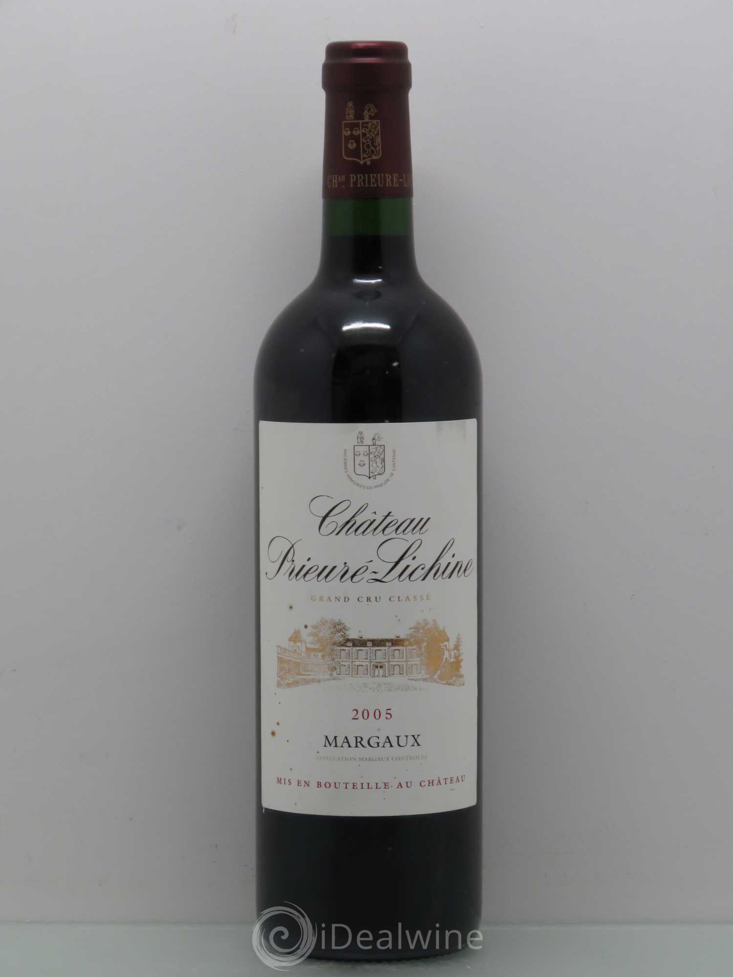 Château Prieuré Lichine 4ème Grand Cru Classé 2005 - Lot de 1 bouteille - 0