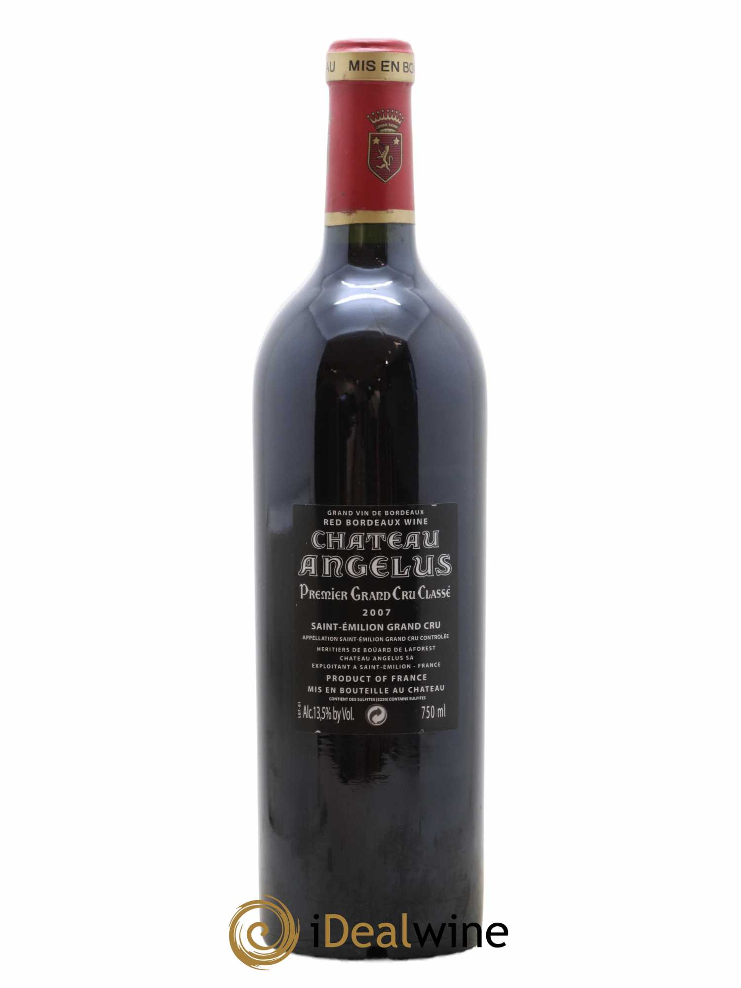 Château Angélus 1er Grand Cru Classé A 2007 - Lot of 1 bottle - 1