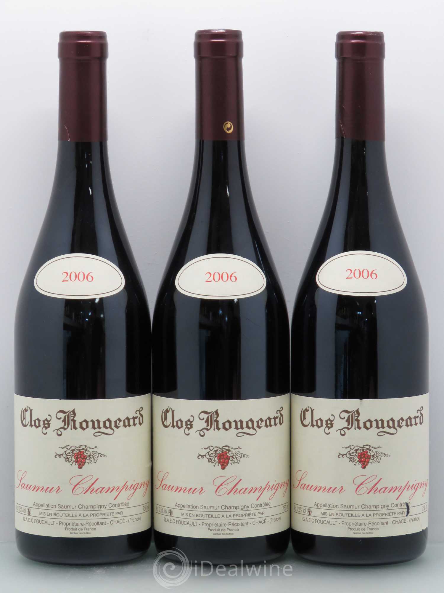 Saumur-Champigny Clos Rougeard 2006 - Lot de 3 bouteilles - 0