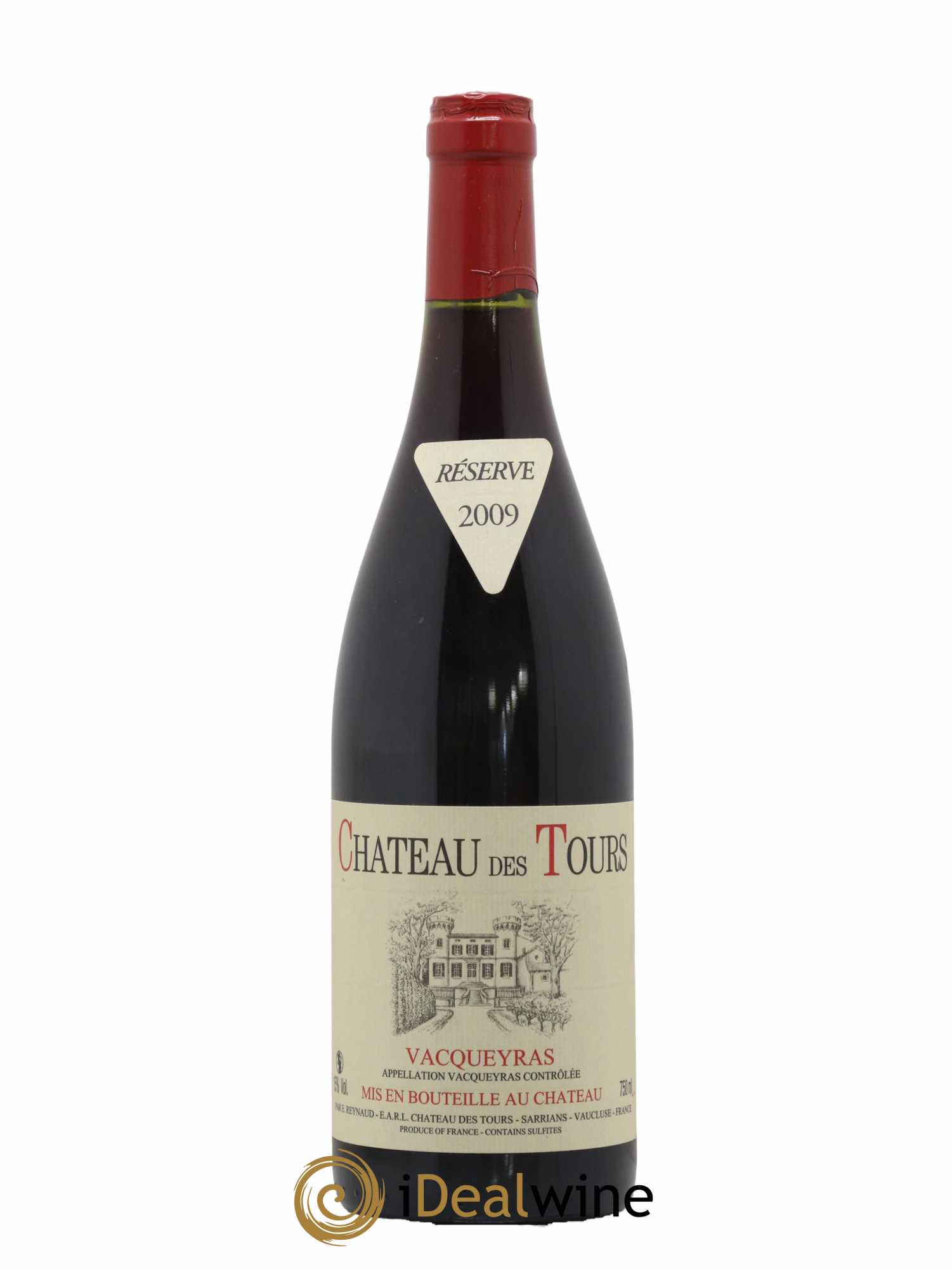 Vacqueyras Château des Tours Emmanuel Reynaud 2009 - Lot de 1 bouteille - 0
