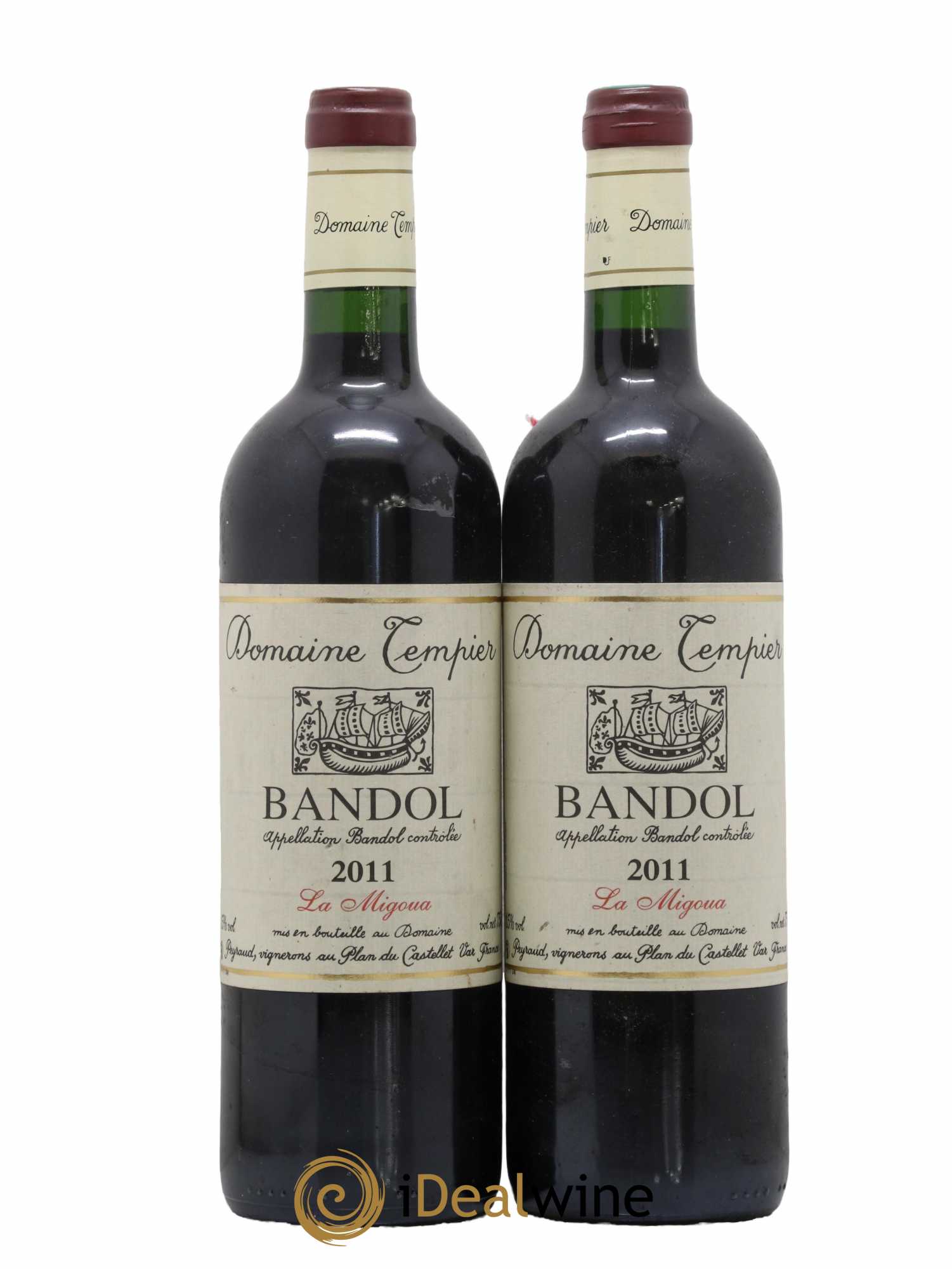 Bandol Domaine Tempier Cuvée La Migoua Famille Peyraud 2011 - Lot de 2 bouteilles - 0