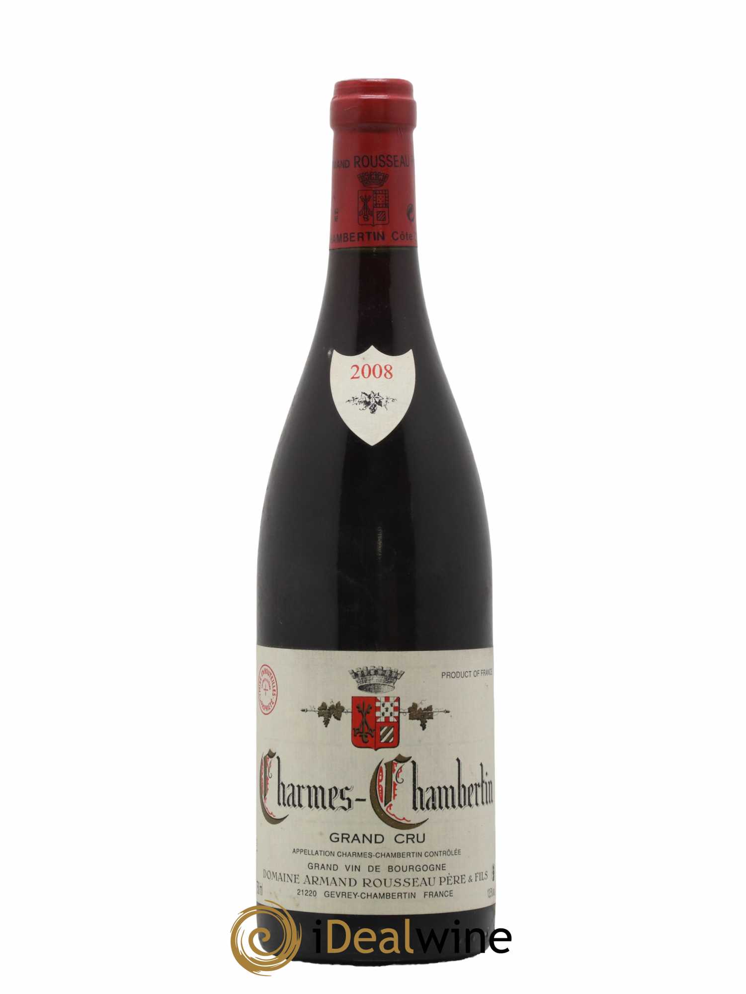 Charmes-Chambertin Grand Cru Armand Rousseau (Domaine) 2008 - Lot de 1 bouteille - 0