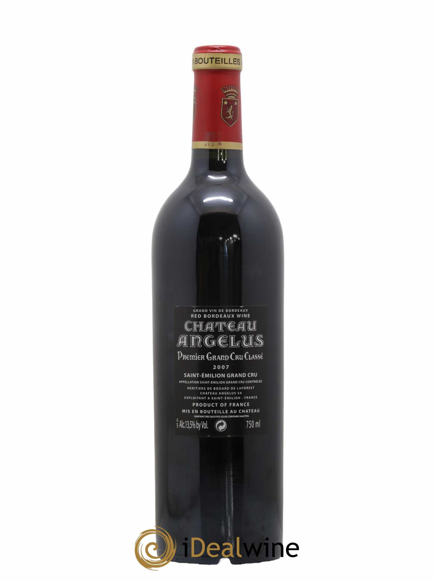 Château Angélus 1er Grand Cru Classé A 2007 - Lot de 1 bouteille - 1