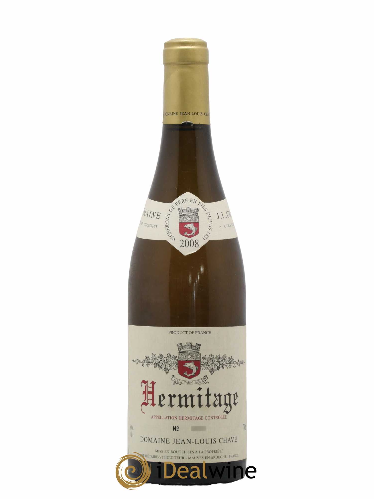 Hermitage Jean-Louis Chave 2008 - Lot de 1 bouteille - 0