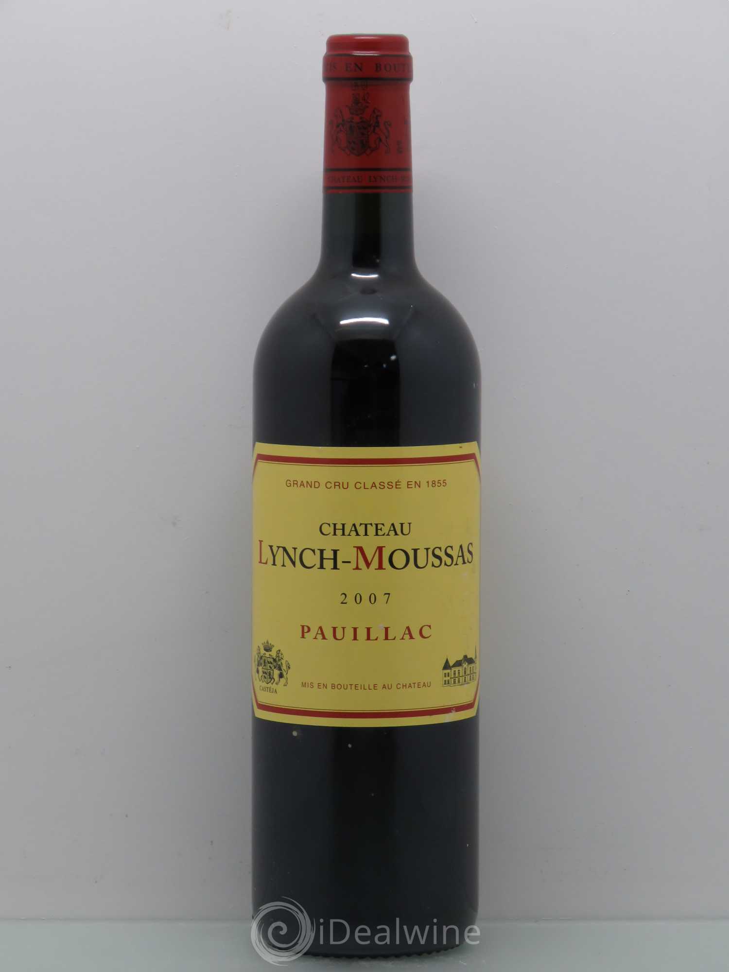 Château Lynch Moussas 5ème Grand Cru Classé 2007 - Lot de 1 bouteille - 0
