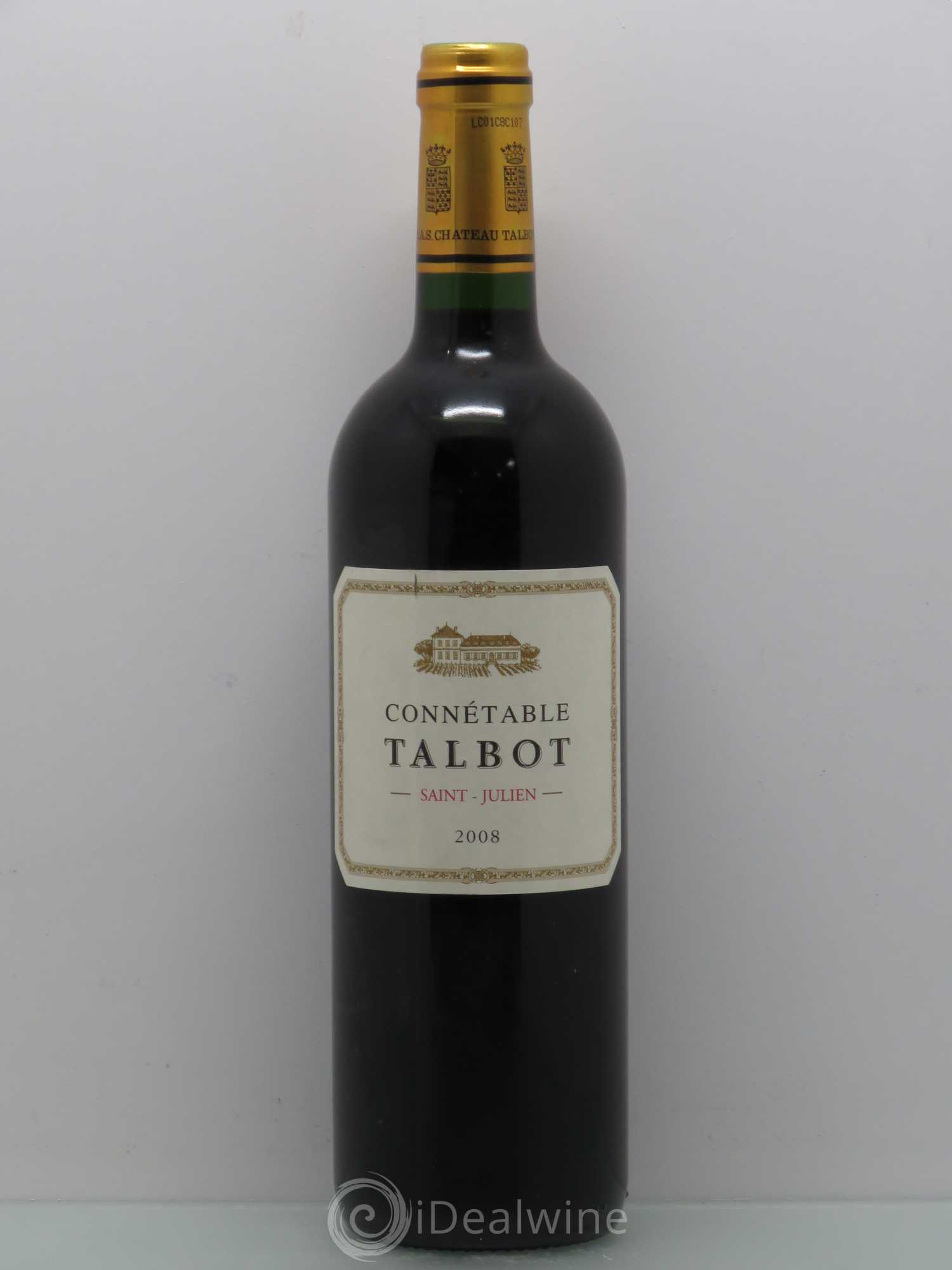Connétable de Talbot Second Vin 2008 - Lot de 1 bouteille - 0