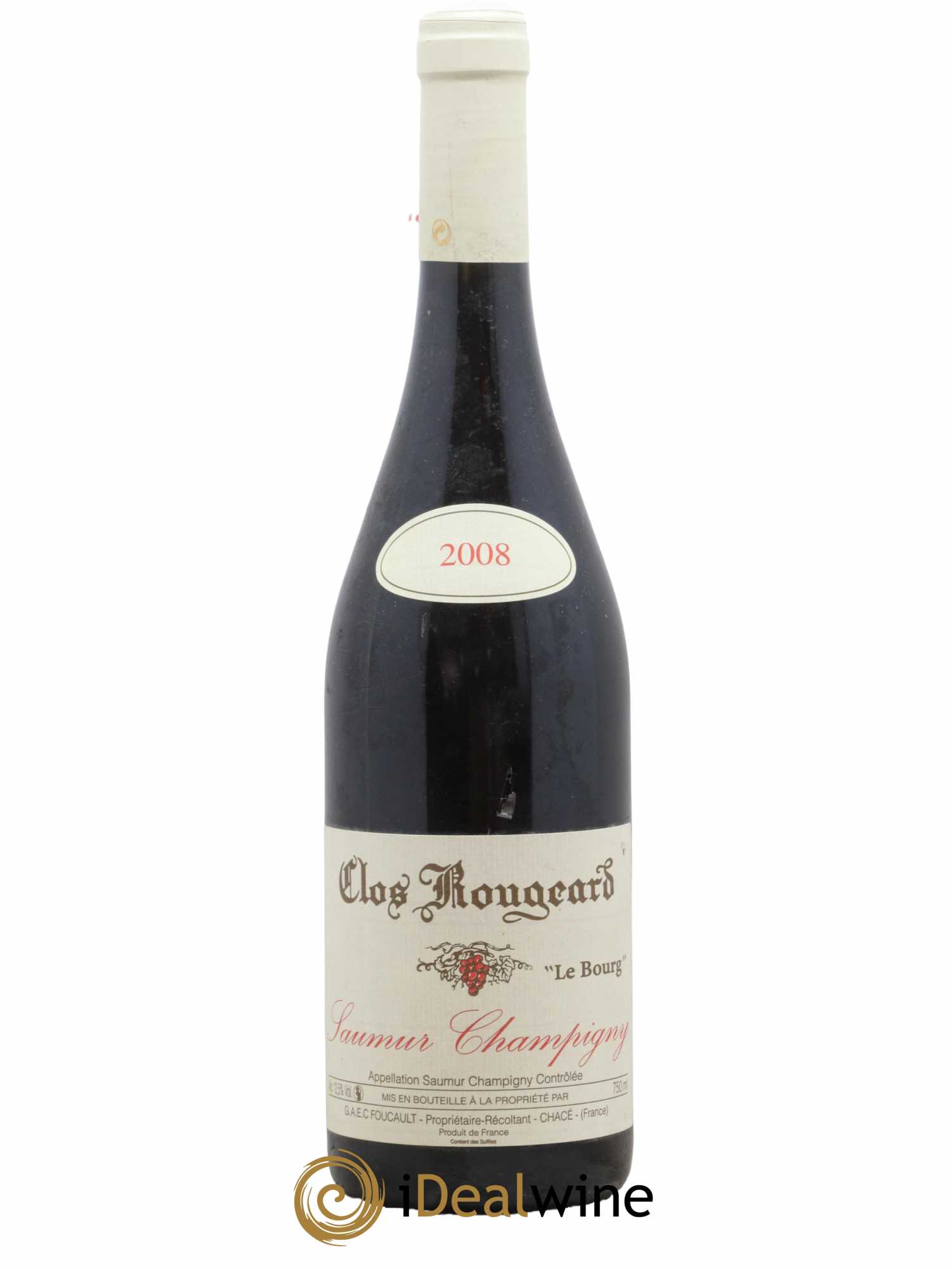 Saumur-Champigny Le Bourg Clos Rougeard 2008 - Lot de 1 bouteille - 0