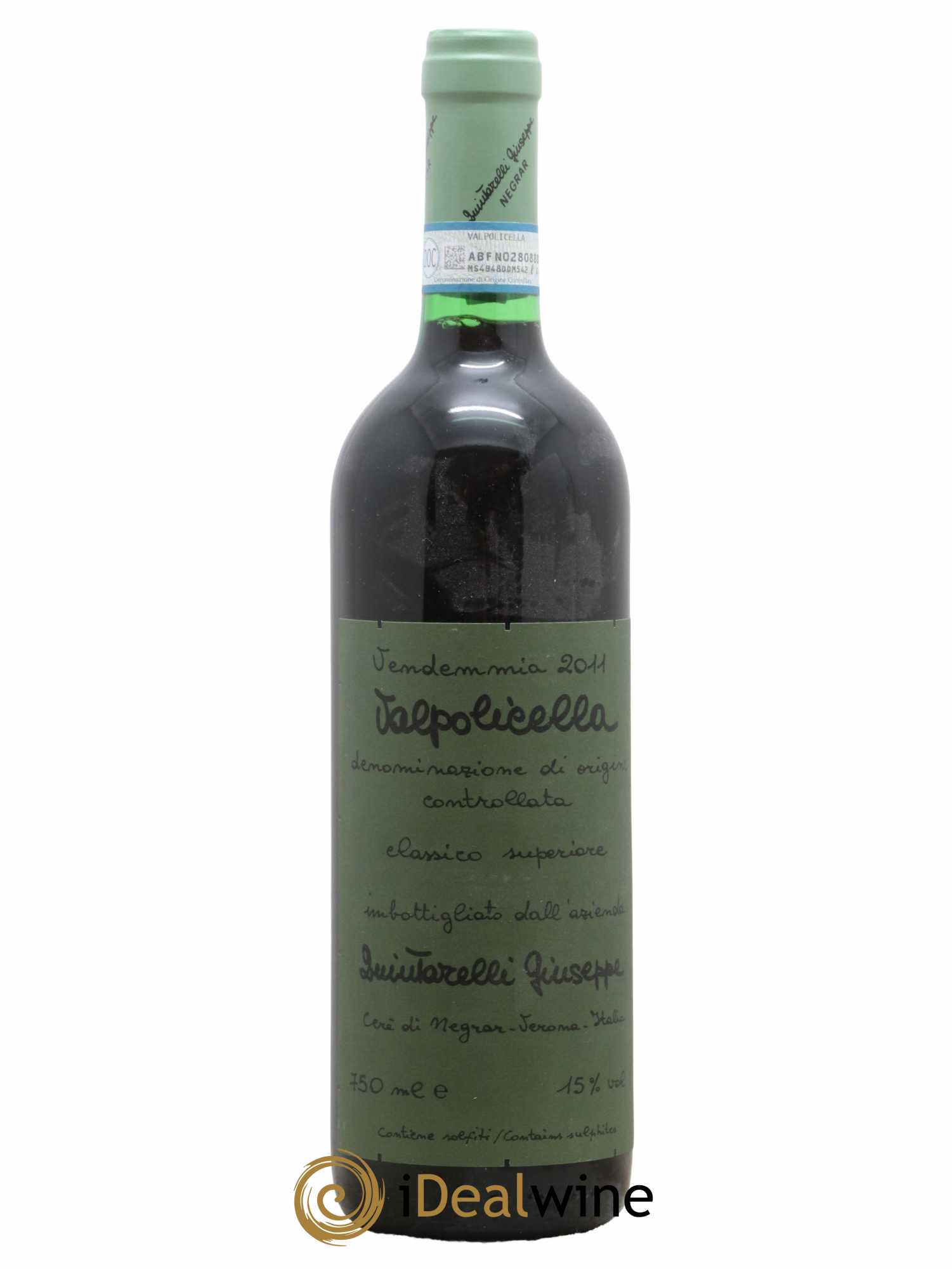 Valpolicella Classico Superiore Giuseppe Quintarelli 2011 - Lot de 1 bouteille - 0