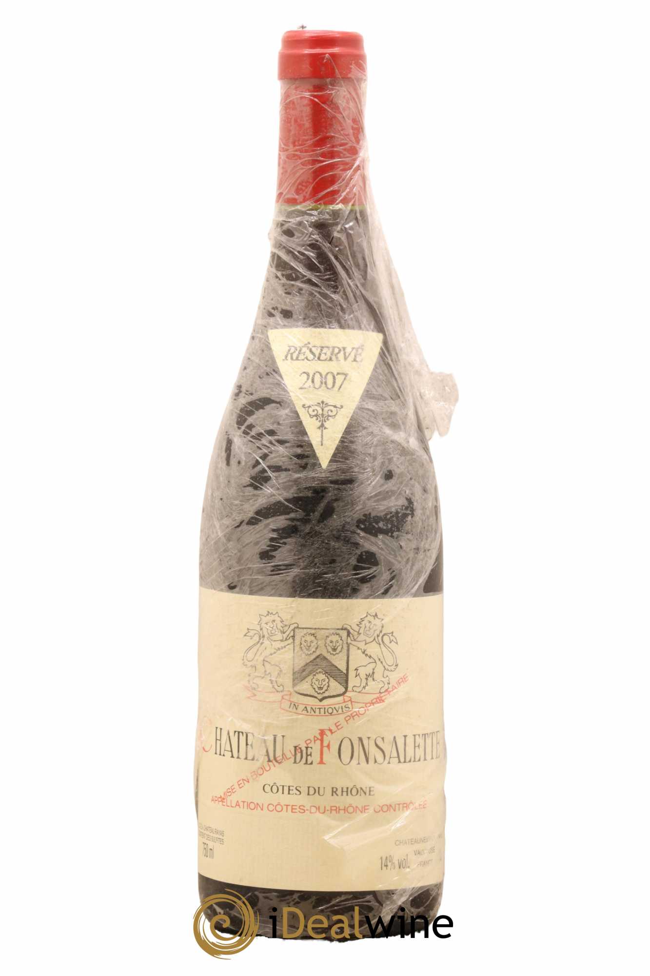 Côtes-du-Rhône Château de Fonsalette Emmanuel Reynaud 2007 - Lot de 1 bouteille - 0