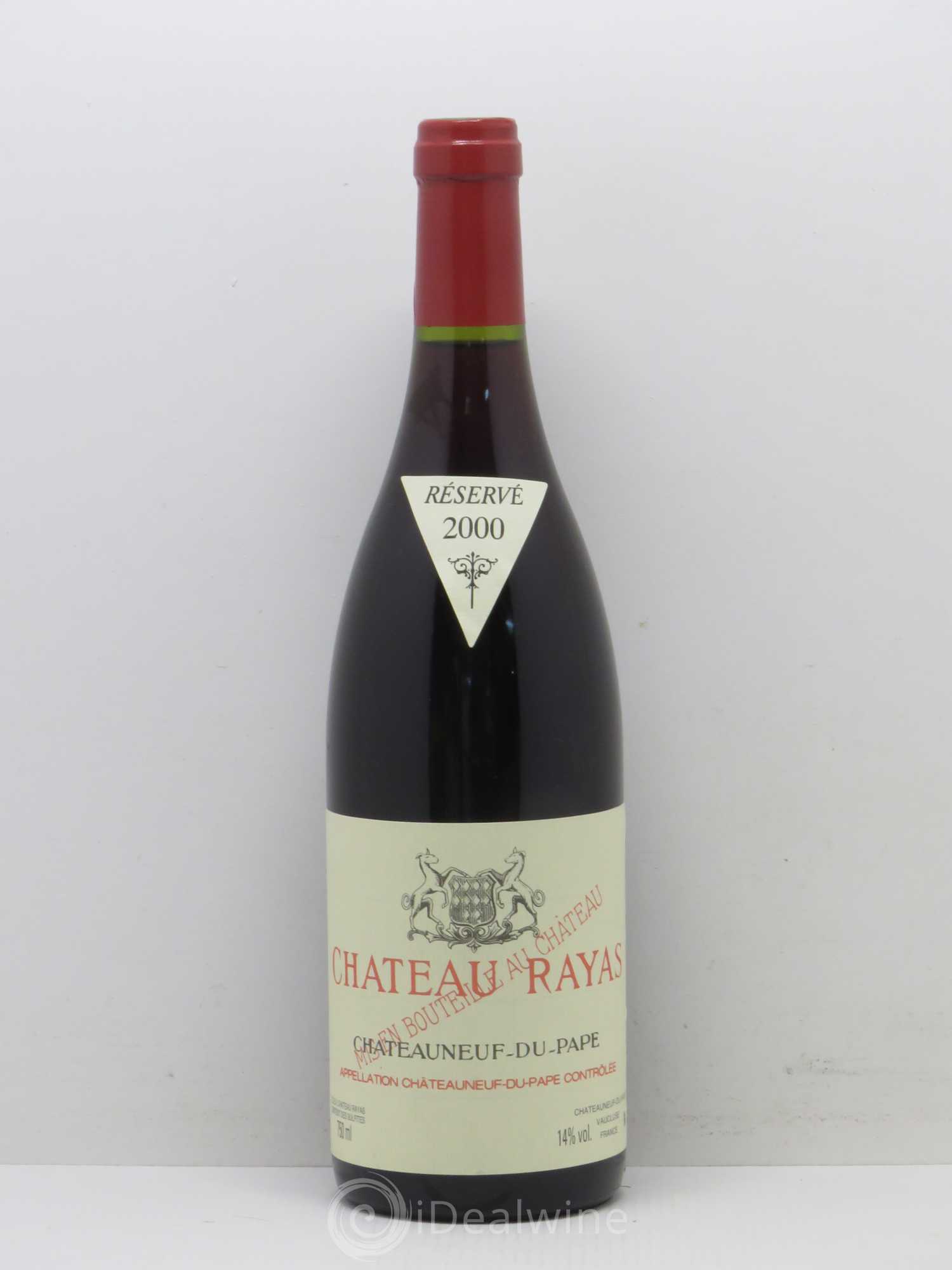 Châteauneuf-du-Pape Château Rayas Emmanuel Reynaud 2000 - Lot de 1 bouteille - 0