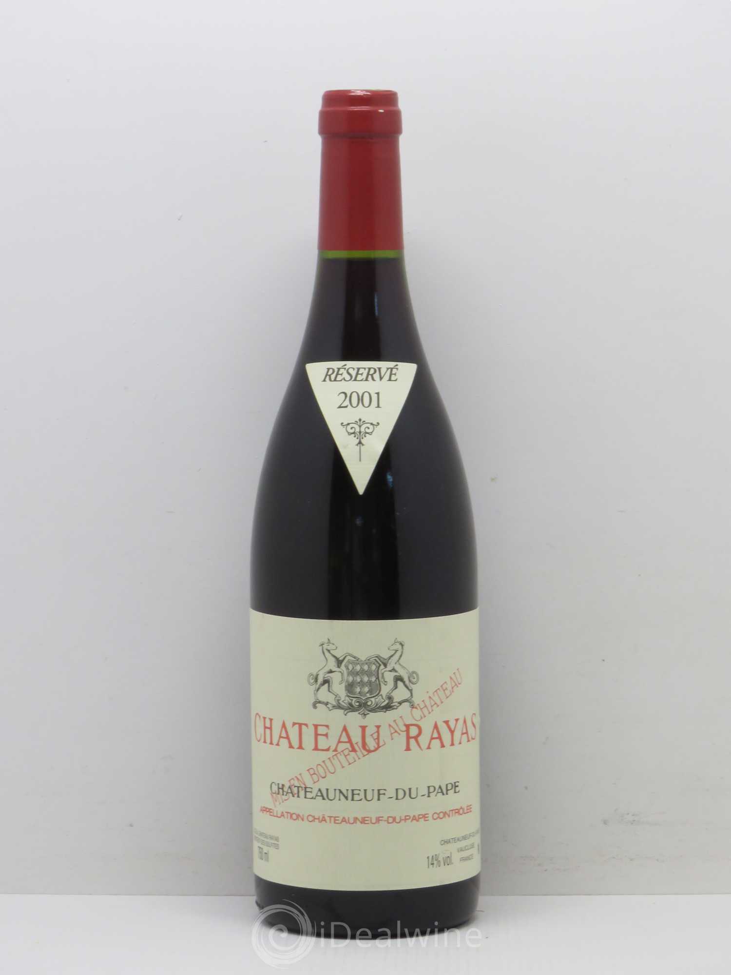 Châteauneuf-du-Pape Château Rayas Emmanuel Reynaud 2001 - Lot de 1 bouteille - 0