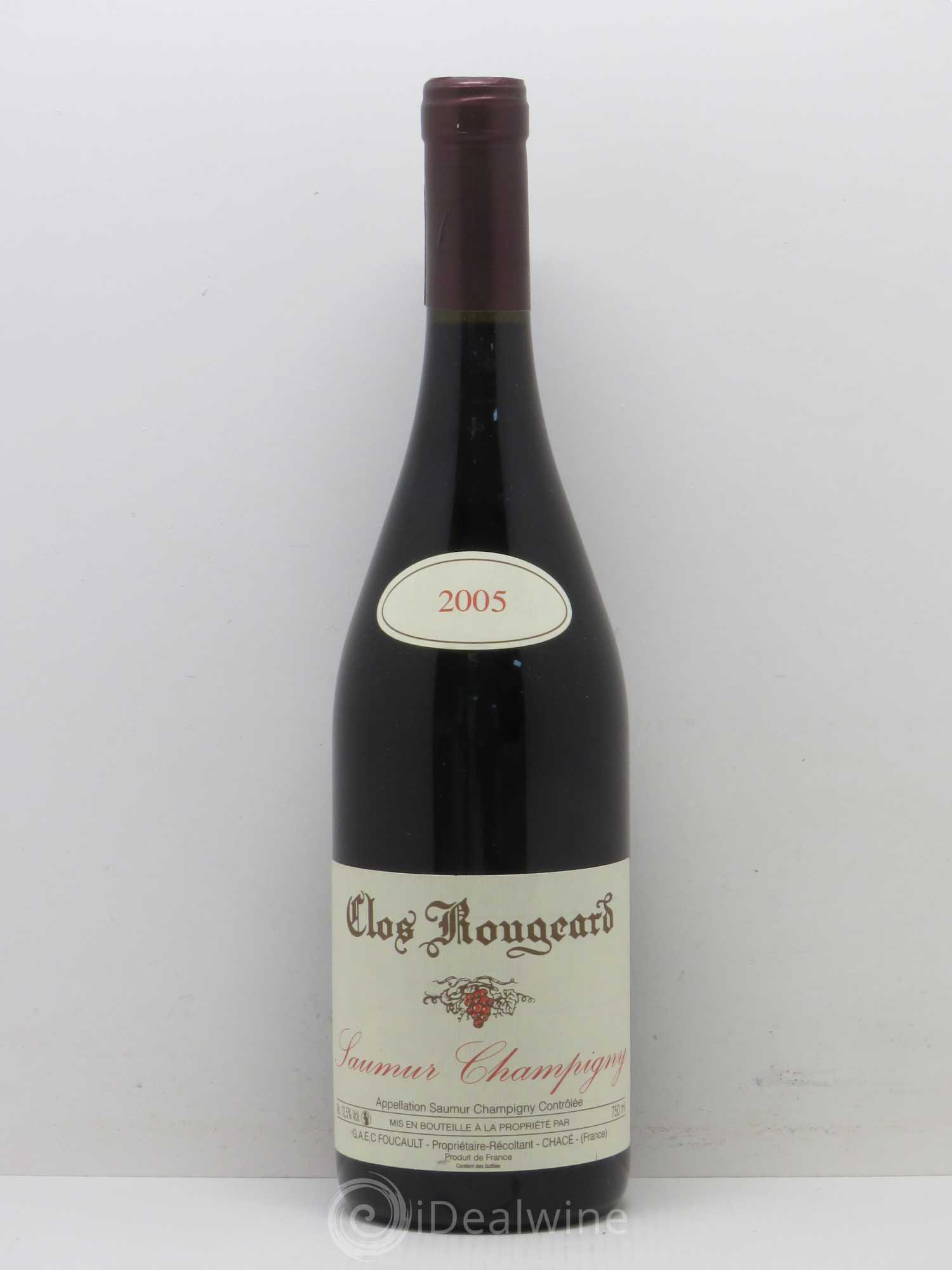 Saumur-Champigny Clos Rougeard 2005 - Lot de 1 bouteille - 0