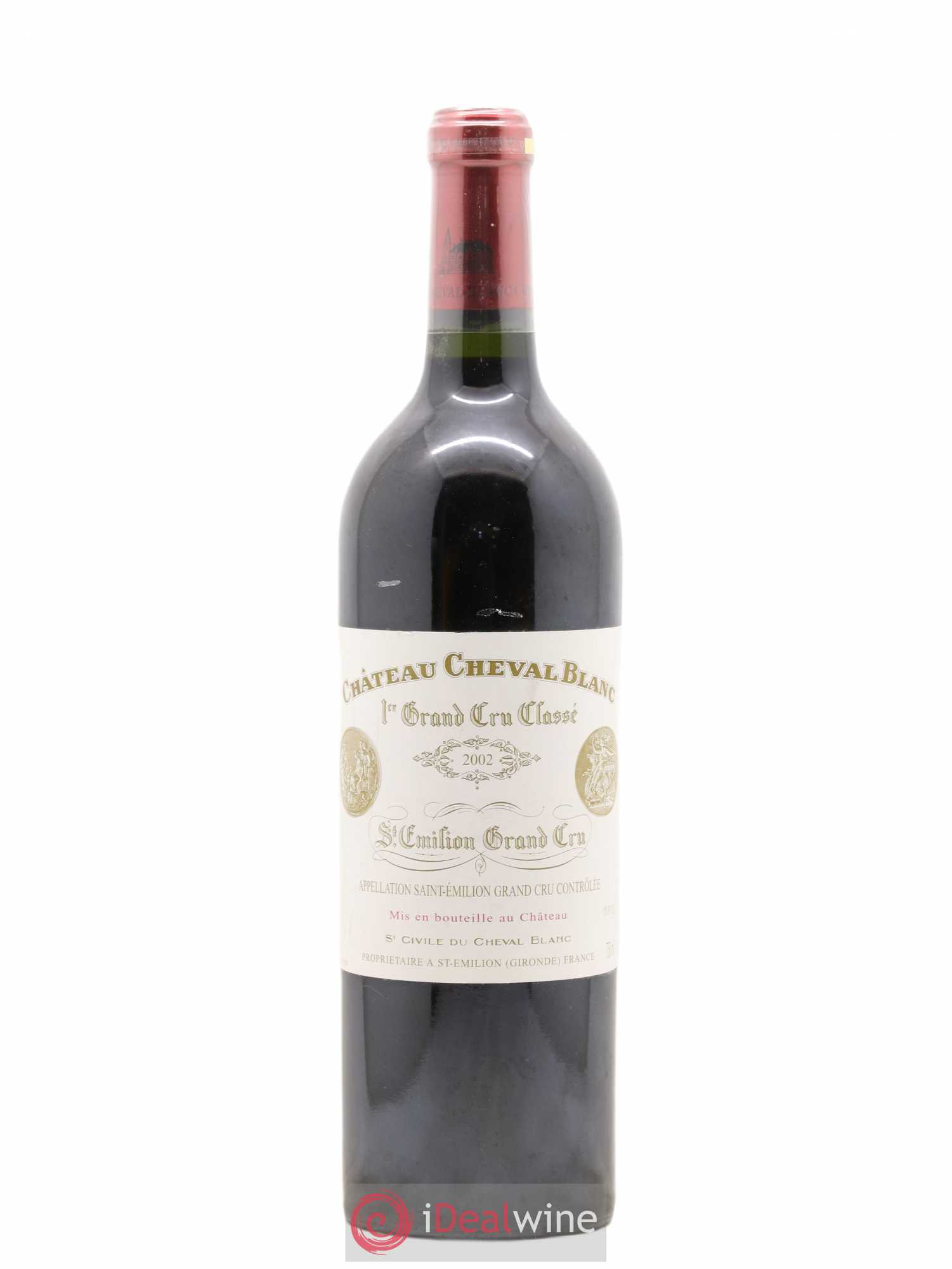 Château Cheval Blanc 1er Grand Cru Classé A 2002 - Lot de 1 bouteille - 0
