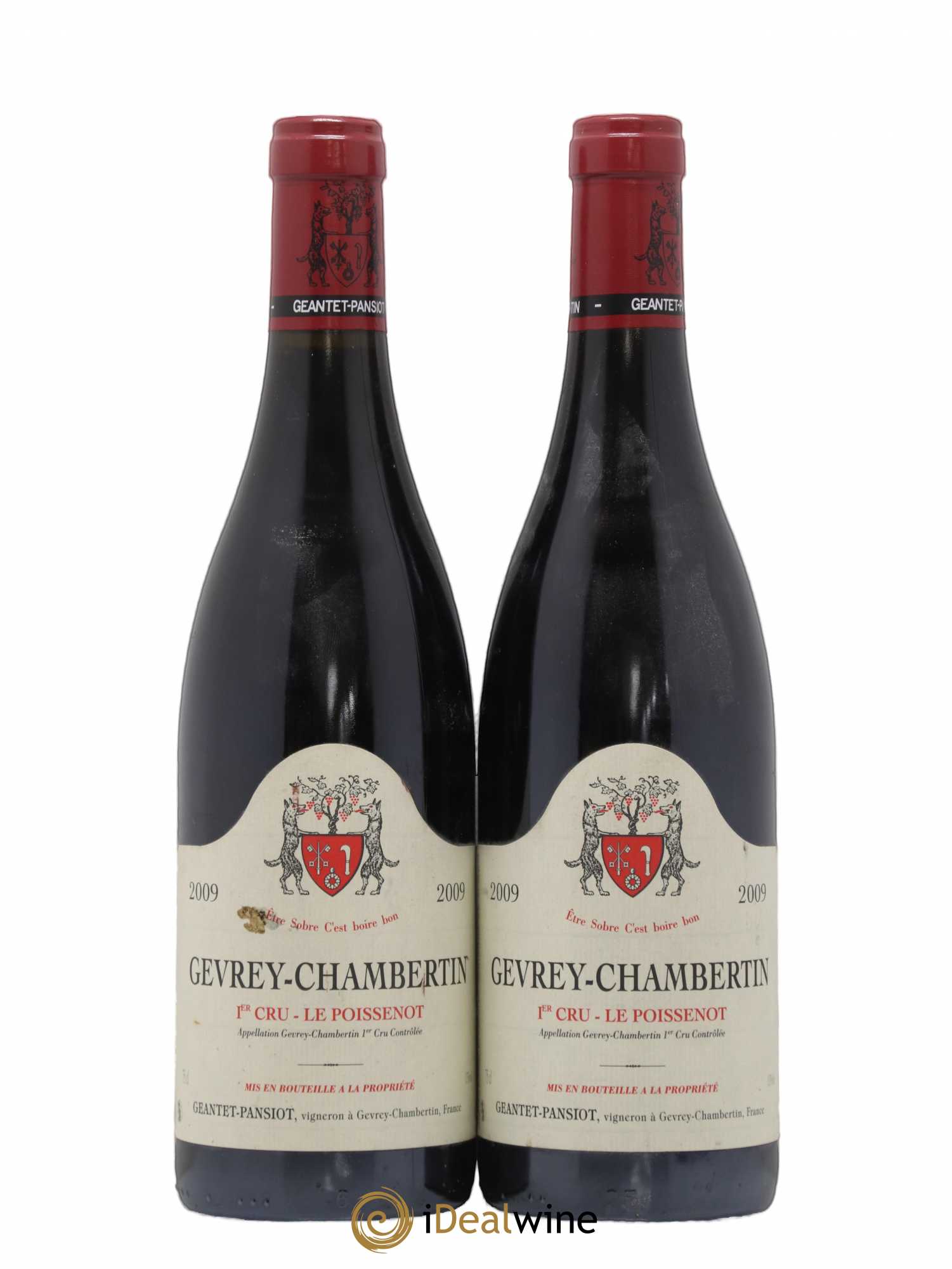 Gevrey-Chambertin 1er Cru Le Poissenot Geantet-Pansiot 114935 2009 - Lotto di 2 bottiglie - 0