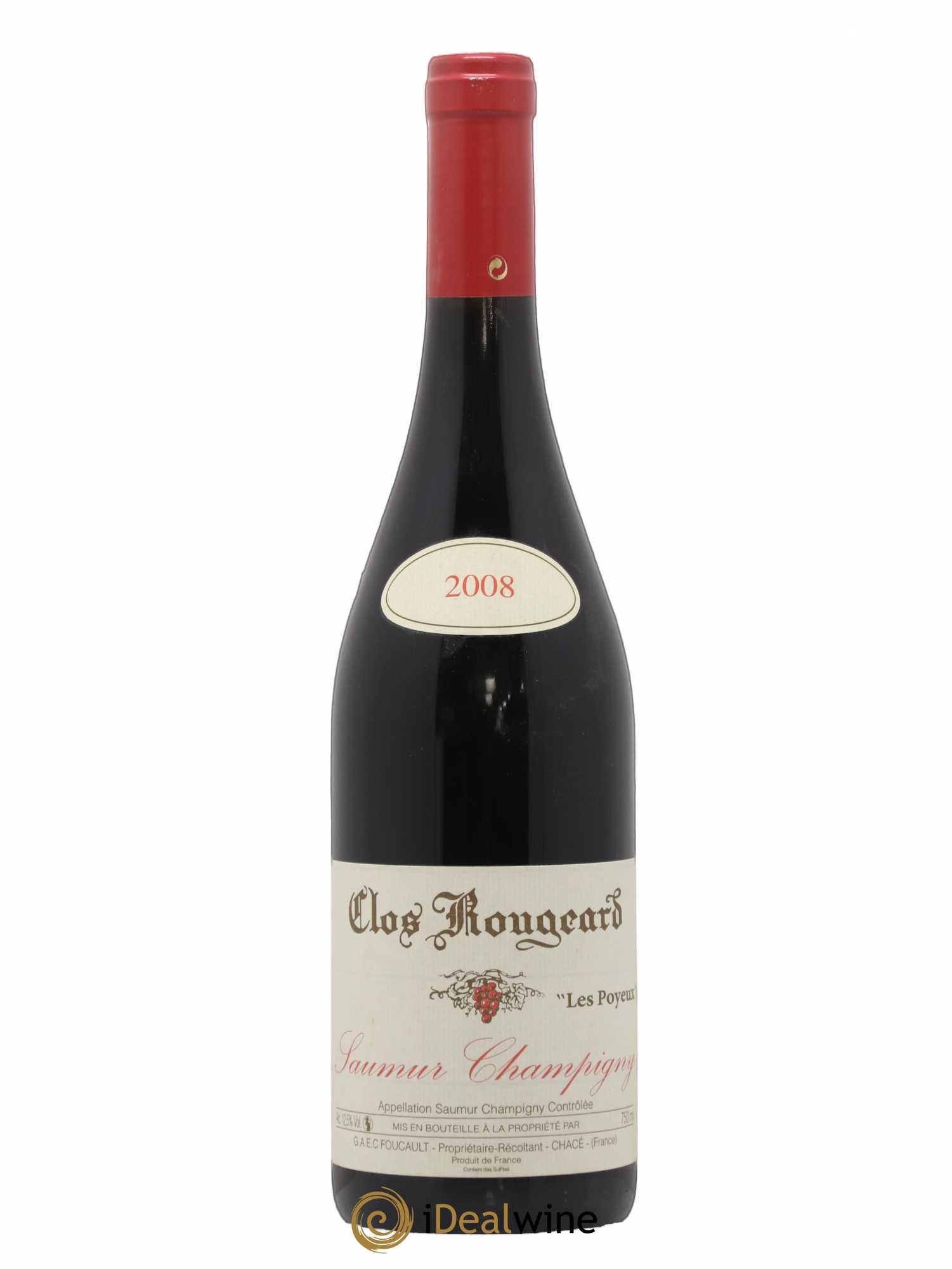 Saumur-Champigny Les Poyeux Clos Rougeard 104868 2008 - Lot de 1 bouteille - 0