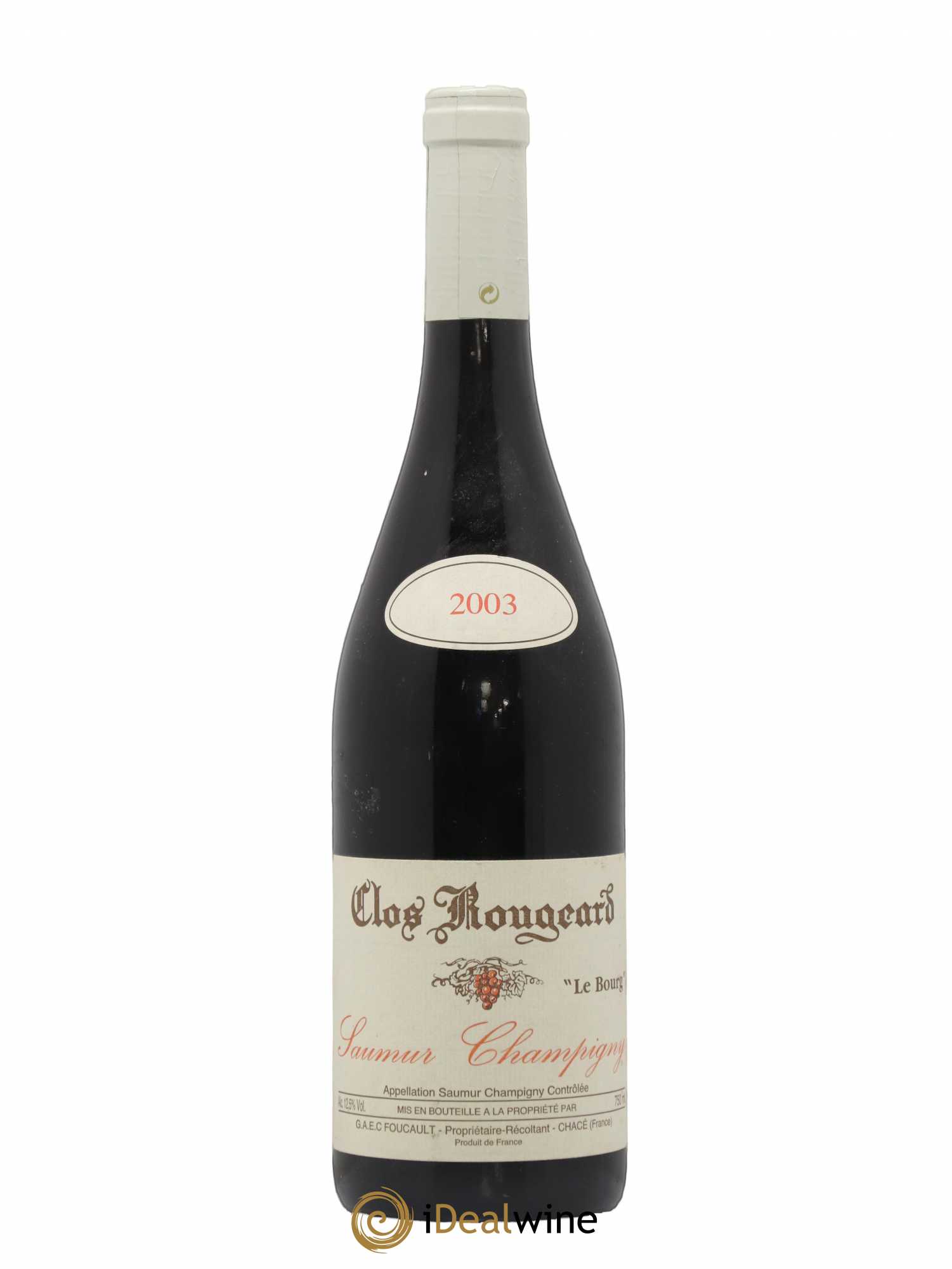 Saumur-Champigny Le Bourg Clos Rougeard 104867 2003 - Posten von 1 Flasche - 0